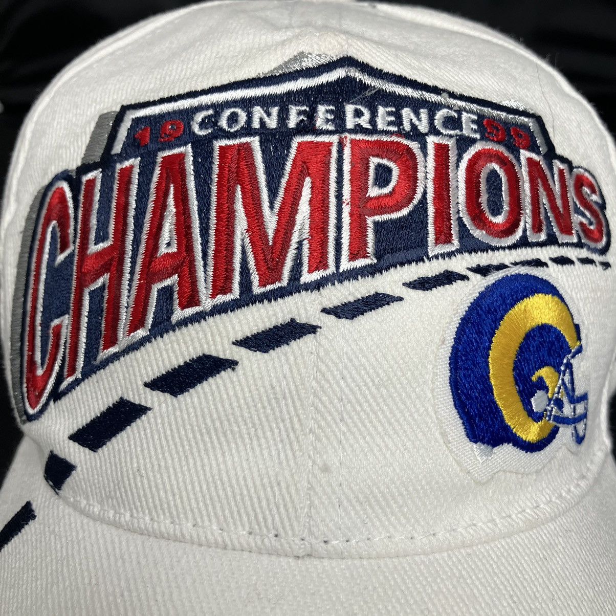 NFL × Vintage VTG St. Louis Rams NFC Conference Champions 1999-2000 Hat Size ONE SIZE - 3 Thumbnail