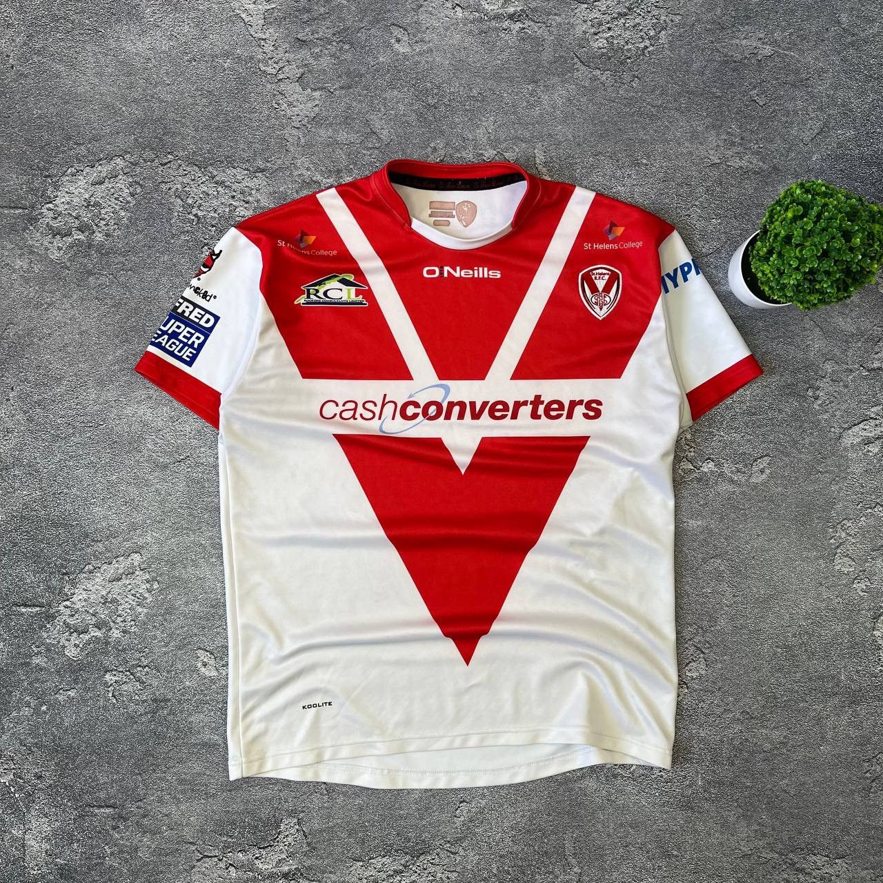 Vintage St. Helens Rugby Legua O'neills Player jersey Benjamin Size US XL / EU 56 / 4 - 1 Thumbnail