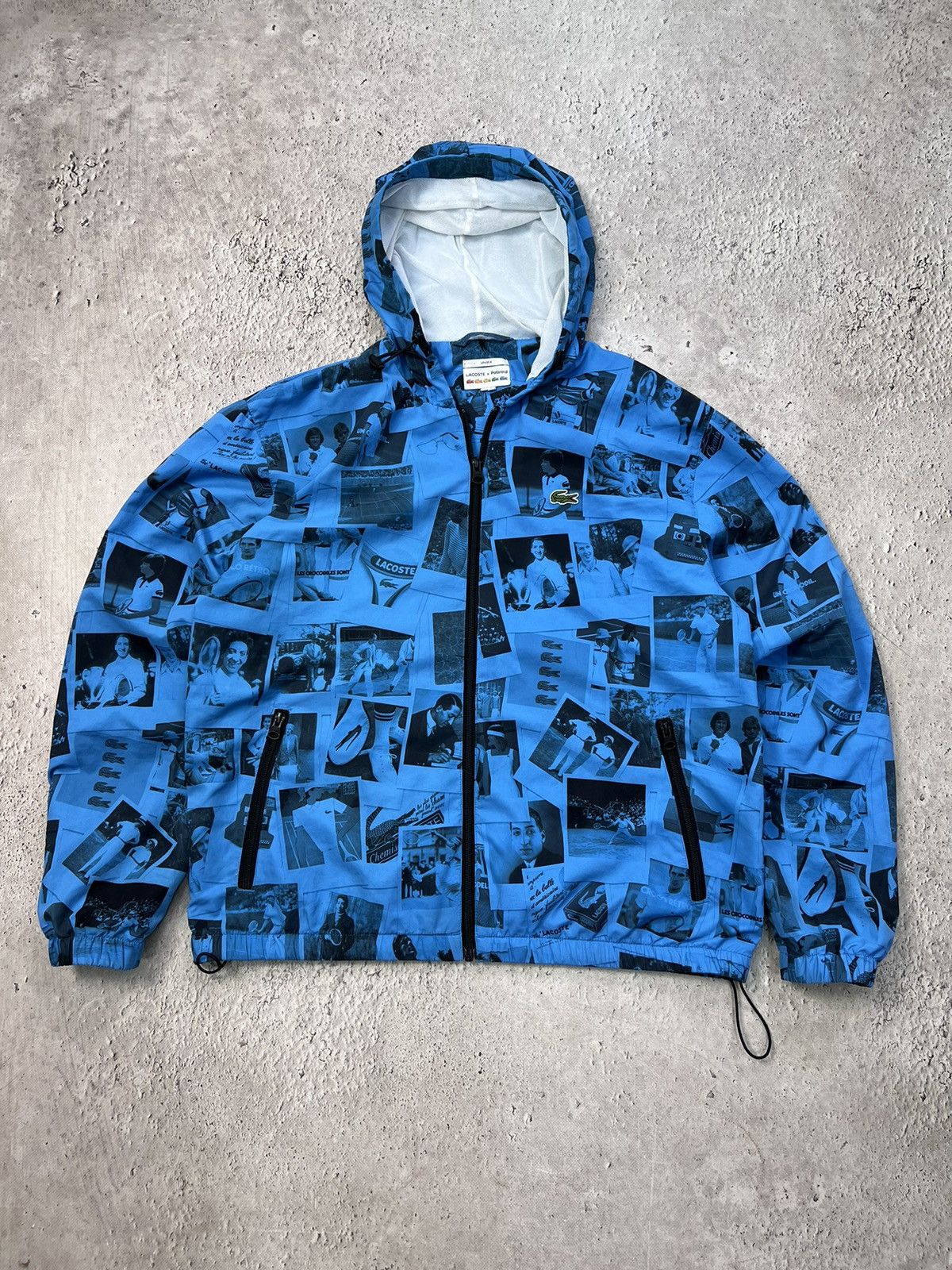 Lacoste × Polaroid Vintage Lacoste x Polaroid track nylon zip jacket Size US L / EU 52-54 / 3 - 1 Thumbnail
