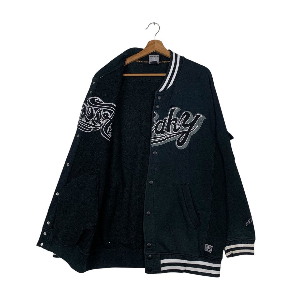 Japanese Brand FREAKY Spellout Big Logo Varsity Jacket #2064-C90 Size US L / EU 52-54 / 3 - 9 Thumbnail