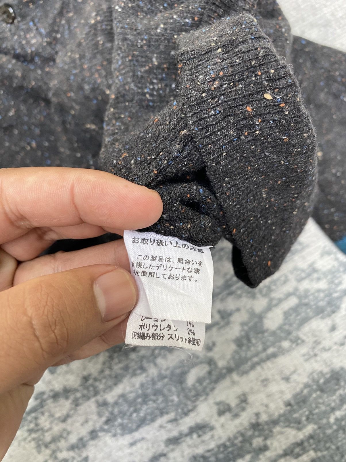 Tsumori Chisato Tsumori Chisato Cardigan Black and Blue Size S / US 4 / IT 40 - 6 Thumbnail