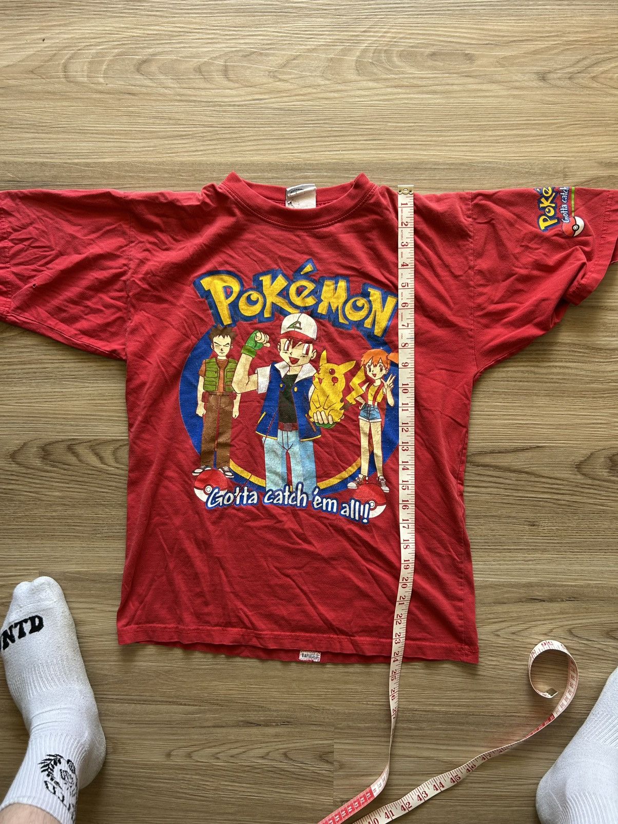 Pokemon Vintage Pokemon Whole Team Cartoon Anime Tee Size US M / EU 48-50 / 2 - 9 Thumbnail
