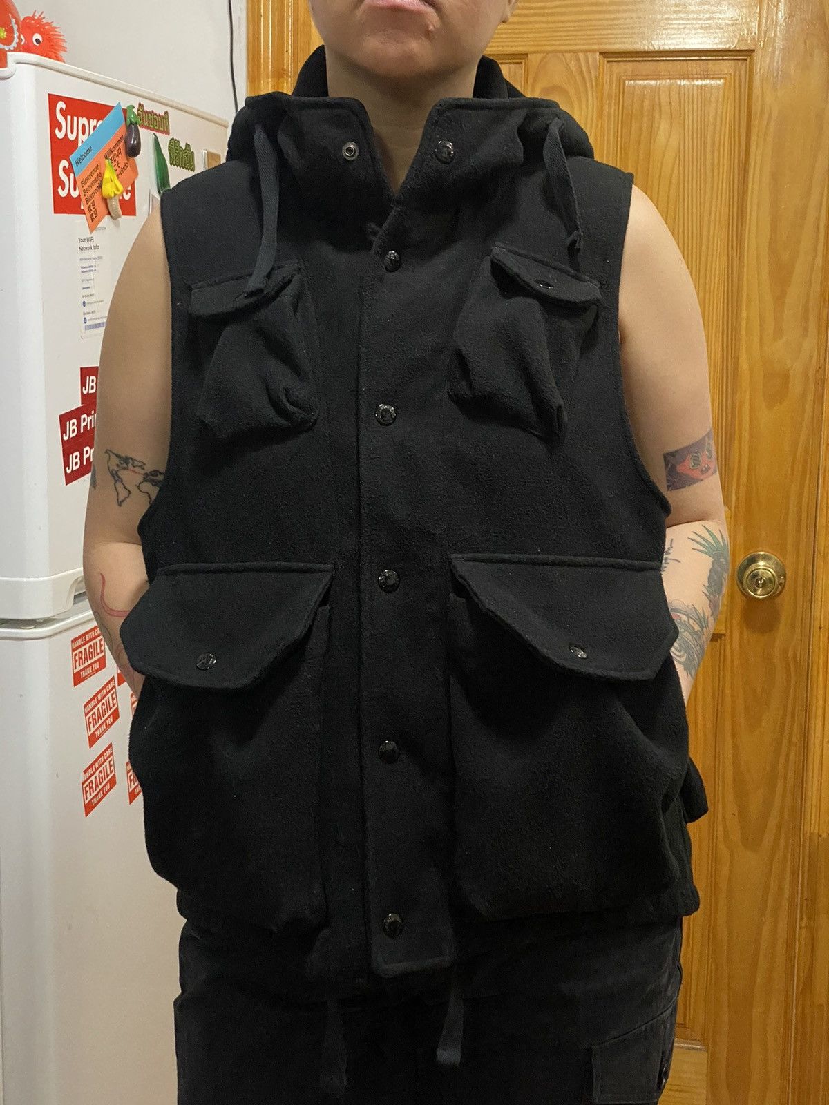 【engineerd garment】 over vest reversible Engineered Garments Engineered Garments Reversible Over Vest