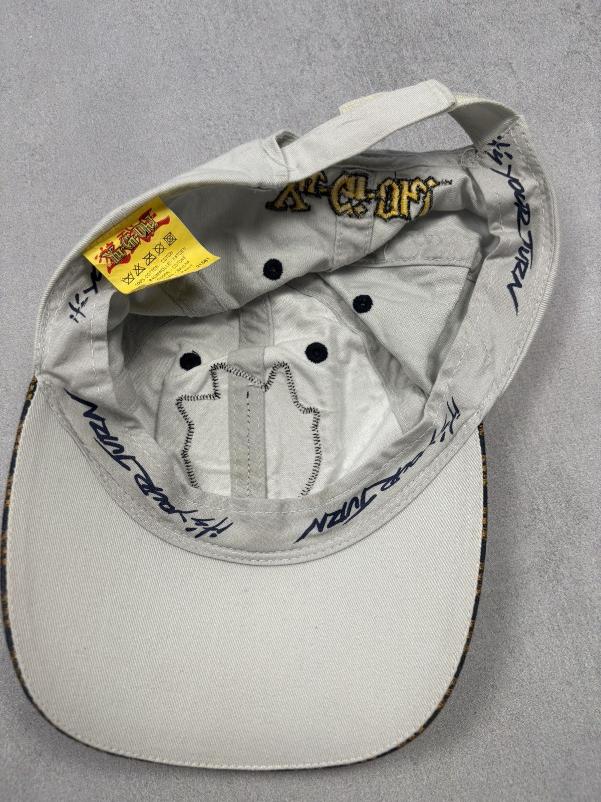 Anime Vintage 1996 Yu-Gi-Oh! Yami Yugi Let’s Duel! Cap Hat CTM Size ONE SIZE - 9 Thumbnail
