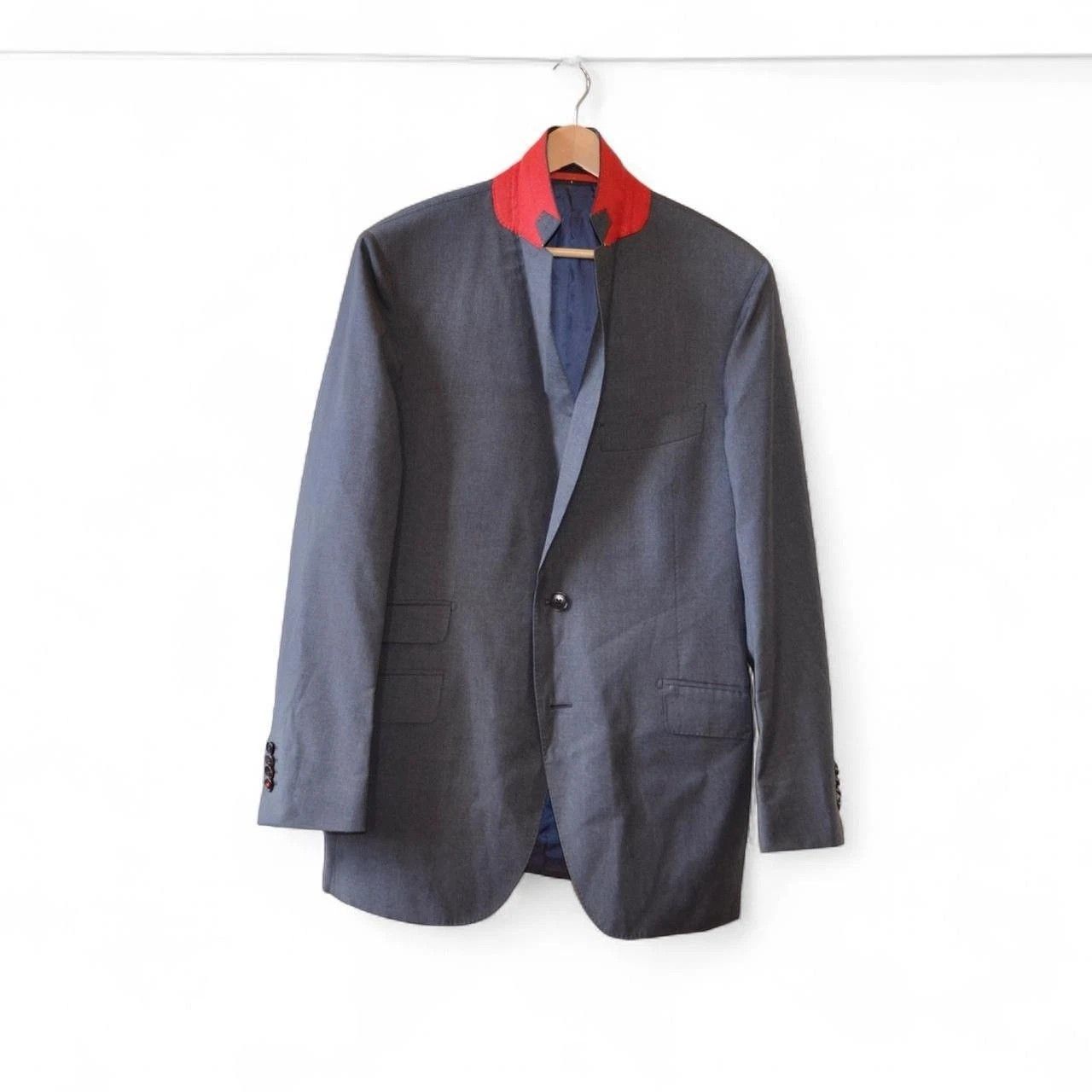 Suitsupply Suitsupply Sienna slim Guabello 130s grey wool jacket 40R Size 40R - 11 Thumbnail