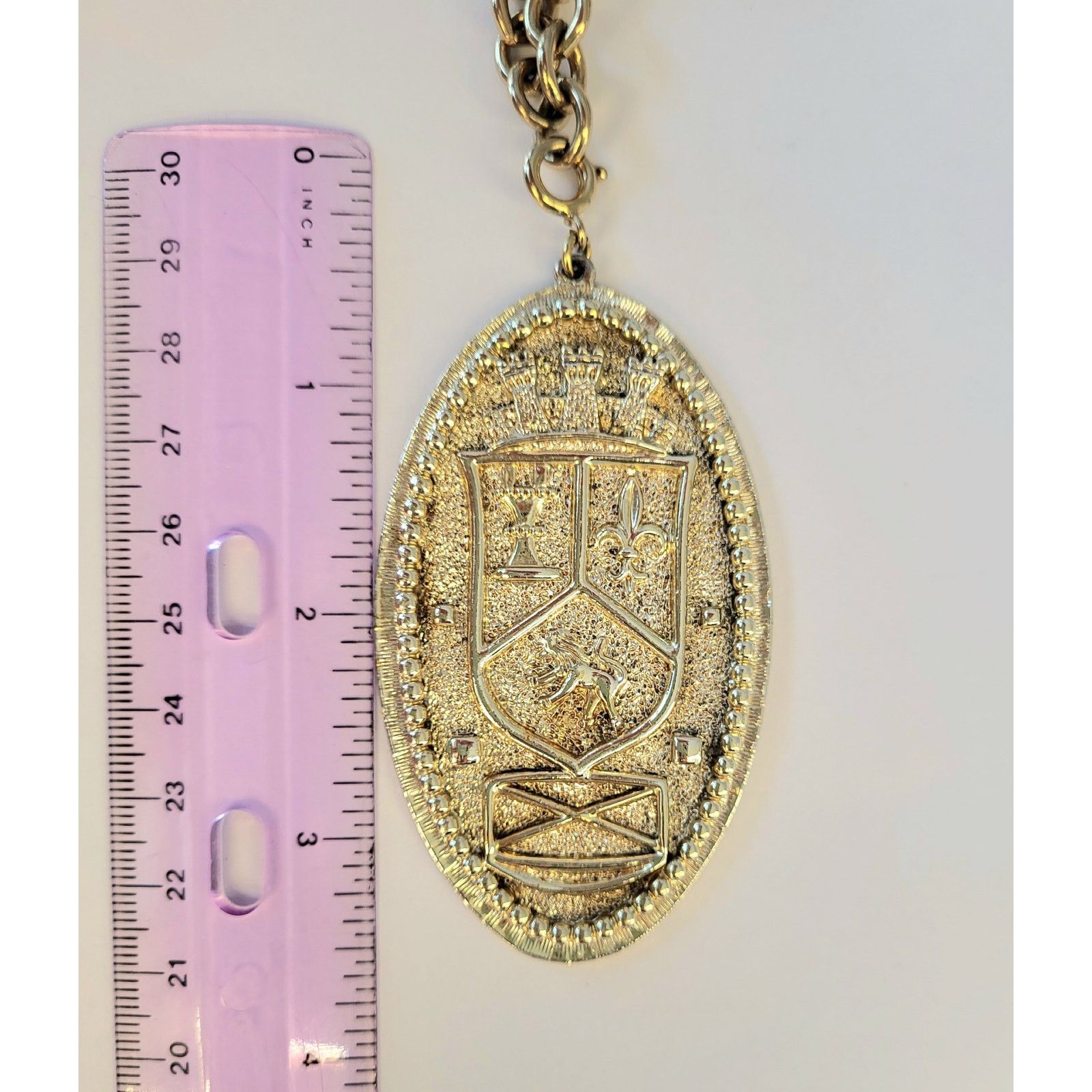 Other Vintage Emmons Medallion Token Necklace Gold Size ONE SIZE - 7 Thumbnail