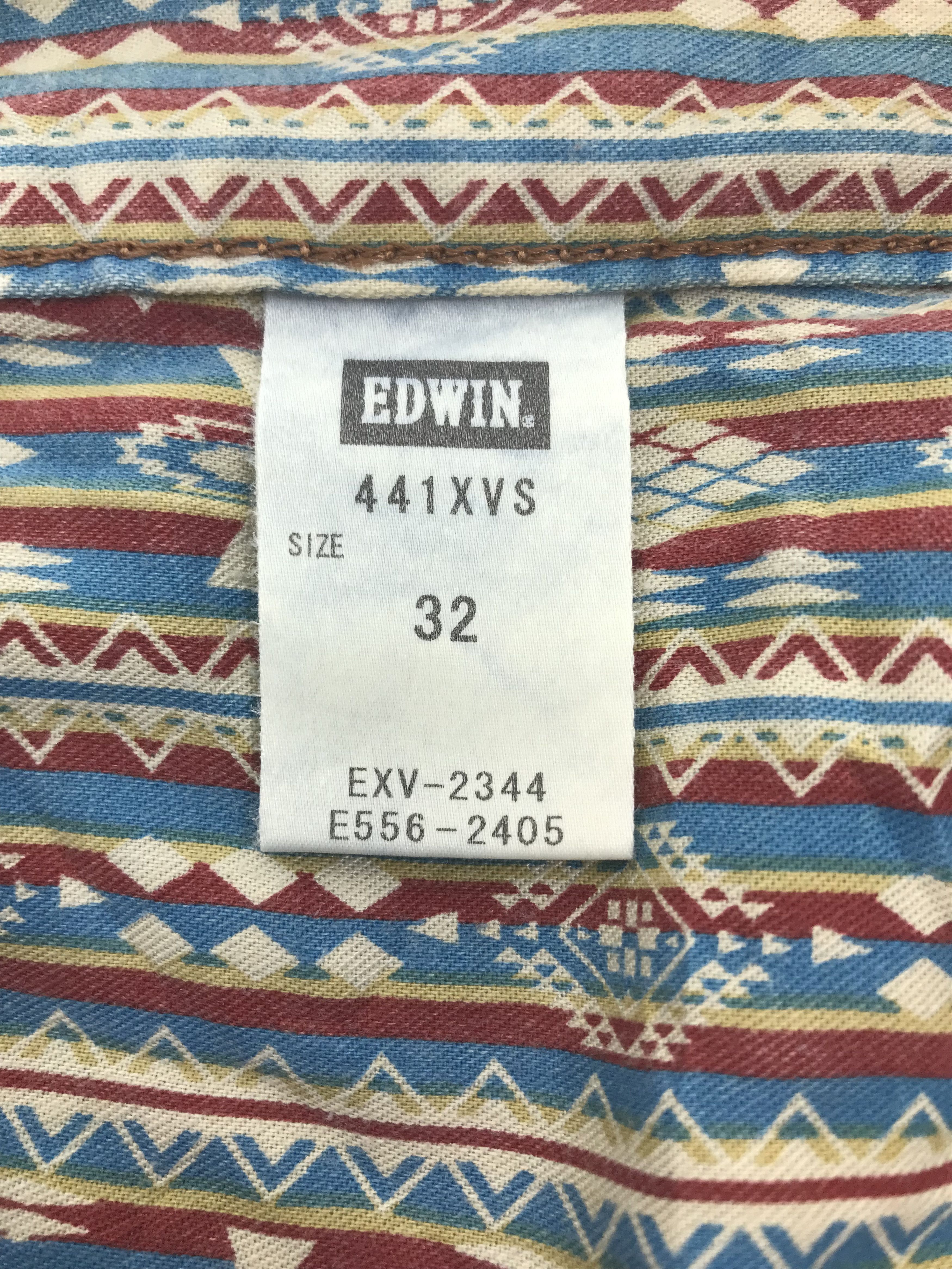 Edwin Vintage Edwin 441 XVS Mud Wash Flare Jeans Distressed Denim Size US 32 / EU 48 - 10 Thumbnail