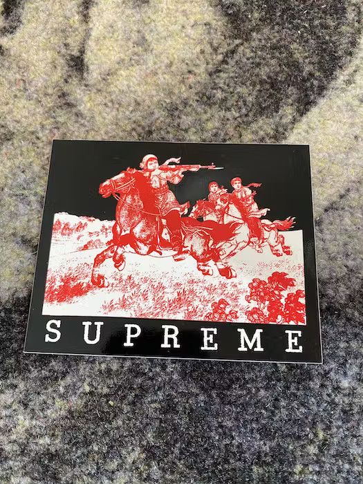 Supreme horse clearance sticker