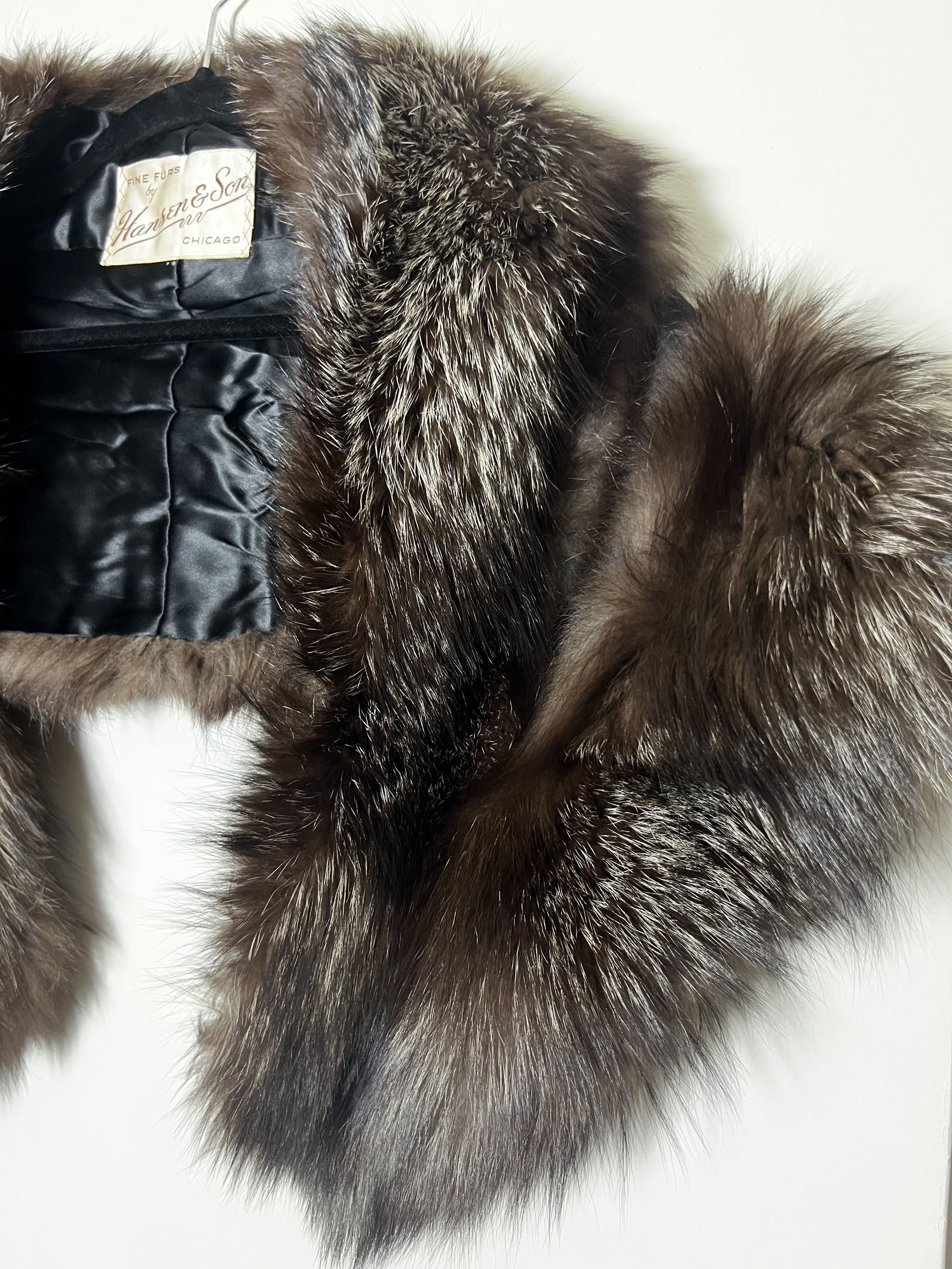 Other × Vintage Vintage Fine Fur by Hansen & Son Chicago Stole Wrap - Coat Size ONE SIZE - 5 Thumbnail