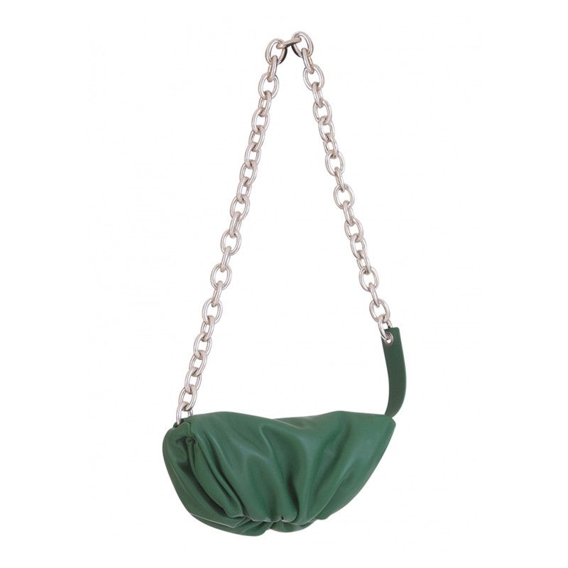 Bottega Veneta o1n1vont1024 Size: OS / Chain Pouch Belt Bag Racing Green Size ONE SIZE - 2 Thumbnail