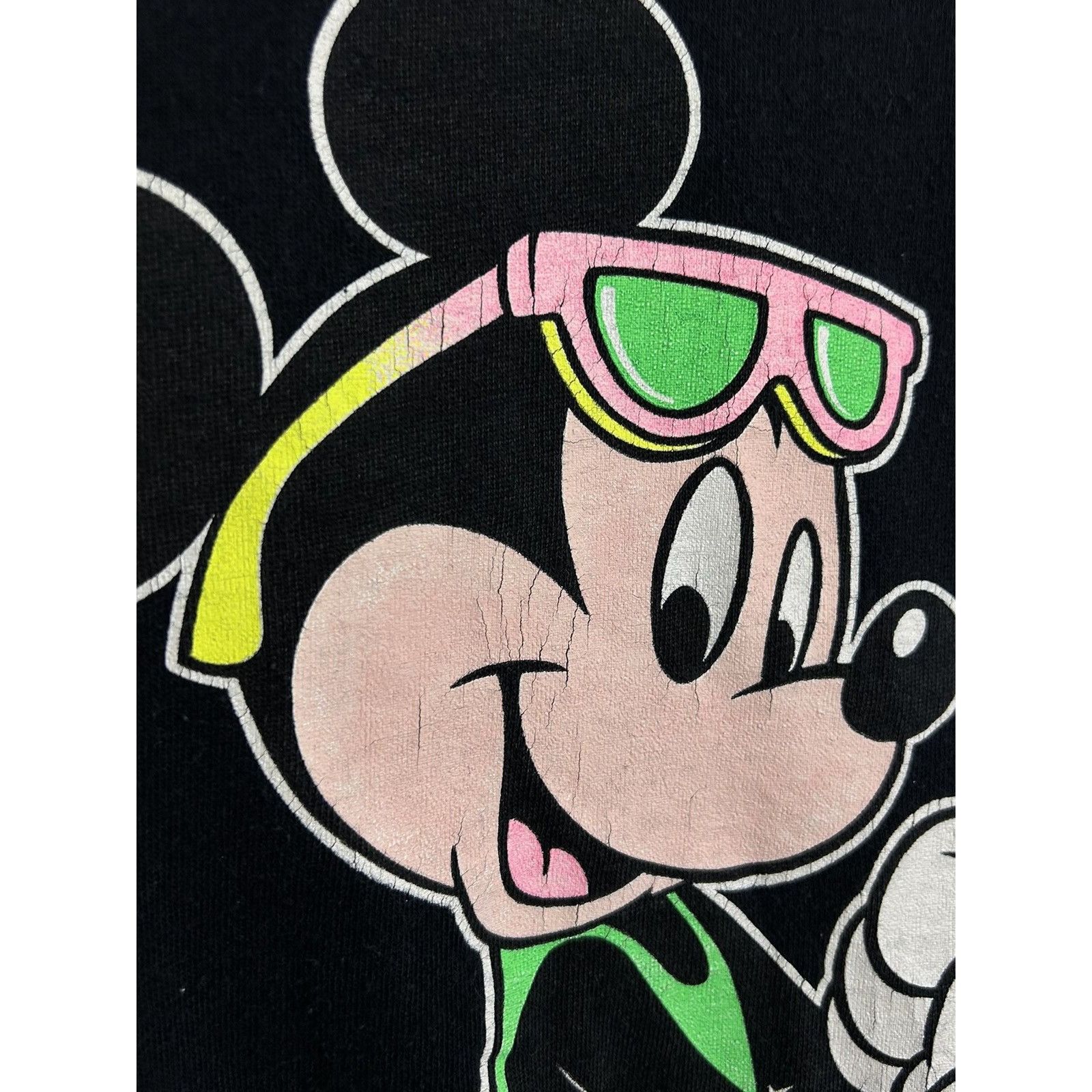 Vintage 80s Vintage Disney Mickey Mouse Florida Short Sleeve T-Shirt Size US L / EU 52-54 / 3 - 3 Thumbnail