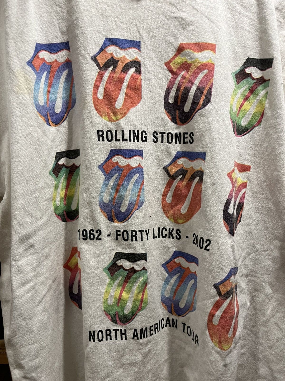 Band Tees × The Rolling Stones × Vintage Rolling Stones 2002 Forty Licks North American Tour Size US XL / EU 56 / 4 - 3 Thumbnail
