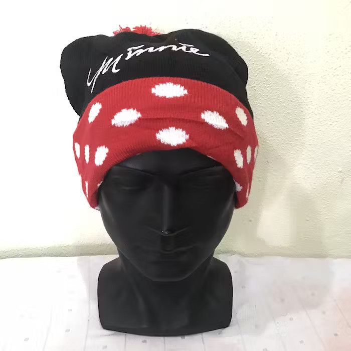 Disney × Mickey Mouse × Vintage Disney Minnie Mouse Spellout Beanie Hat Size ONE SIZE - 2 Thumbnail