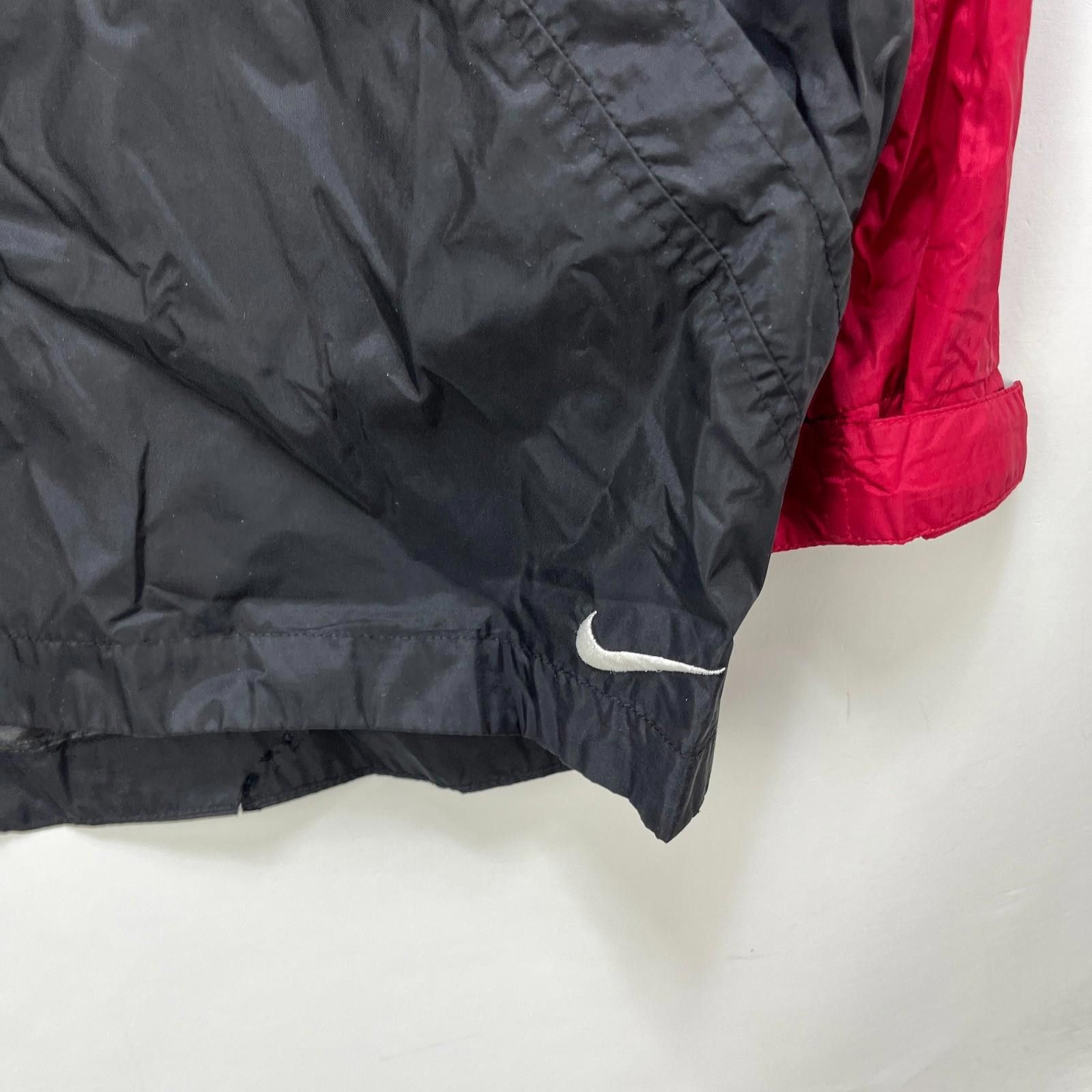 Nike Vintage 90s Nike Hooded Windbreaker Jacket Youth Large Size US L / EU 52-54 / 3 - 3 Thumbnail