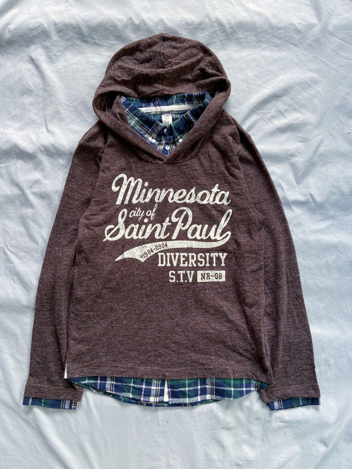 Japanese Brand DOUBLE LAYER LAUNCHING PAD CASUAL STYLE HOODIE Size US M / EU 48-50 / 2 - 1 Thumbnail