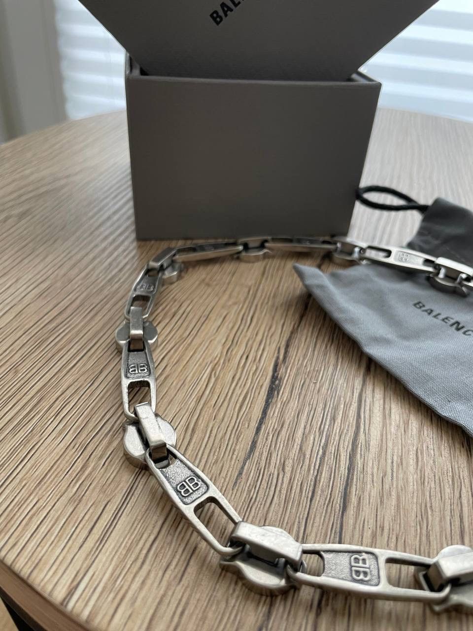 Balenciaga Balenciaga silver zip necklace Size ONE SIZE - 2 Thumbnail