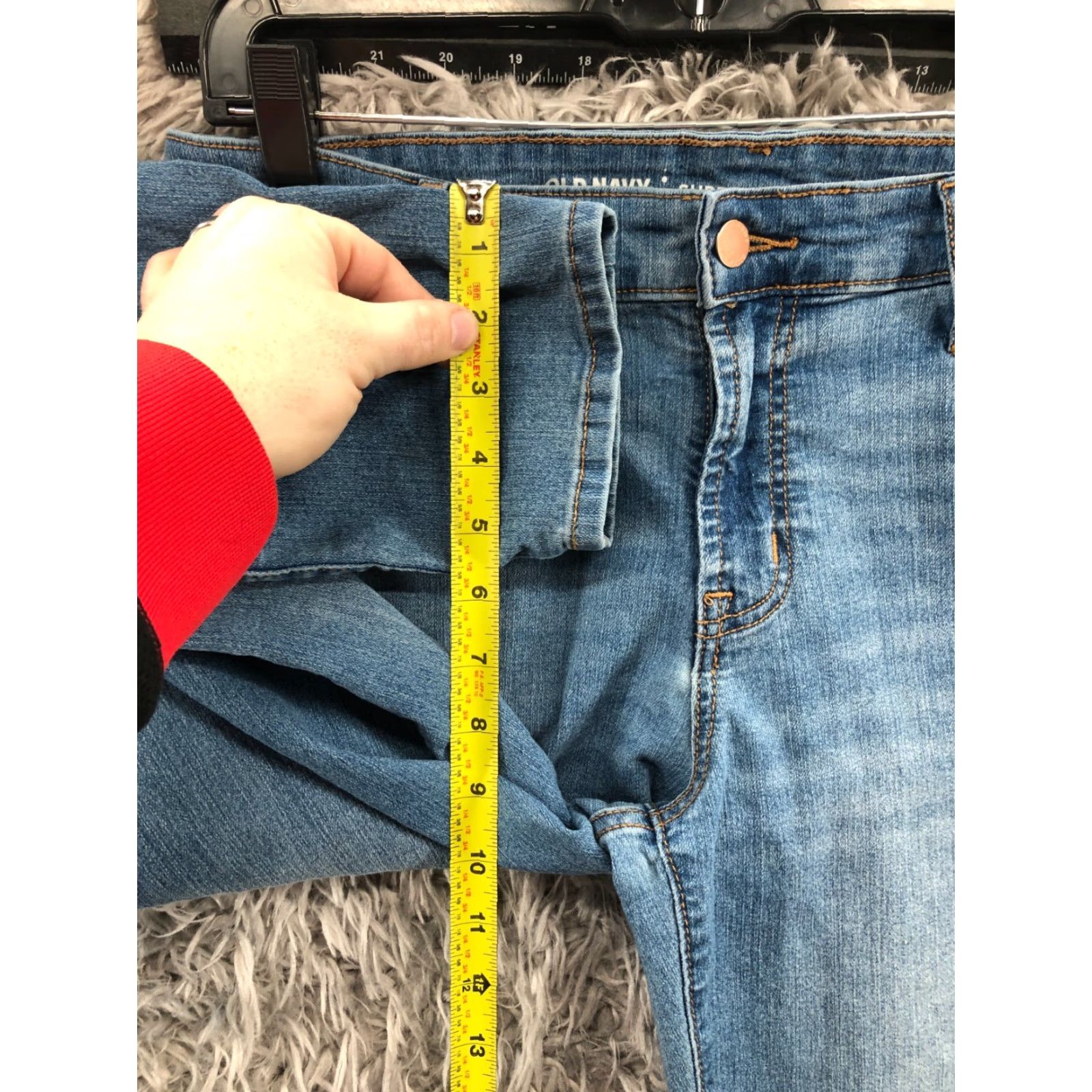 Old Navy VINTAGE Old Navy Super Skinny Jeans Size 10 Womens Medium Wash Blue Size 32" / US 10 / IT 46 - 4 Thumbnail