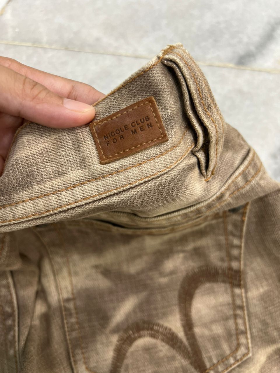 Nicole Club Nicole Club For Men Mudwash Denim Size US 33 - 12 Thumbnail