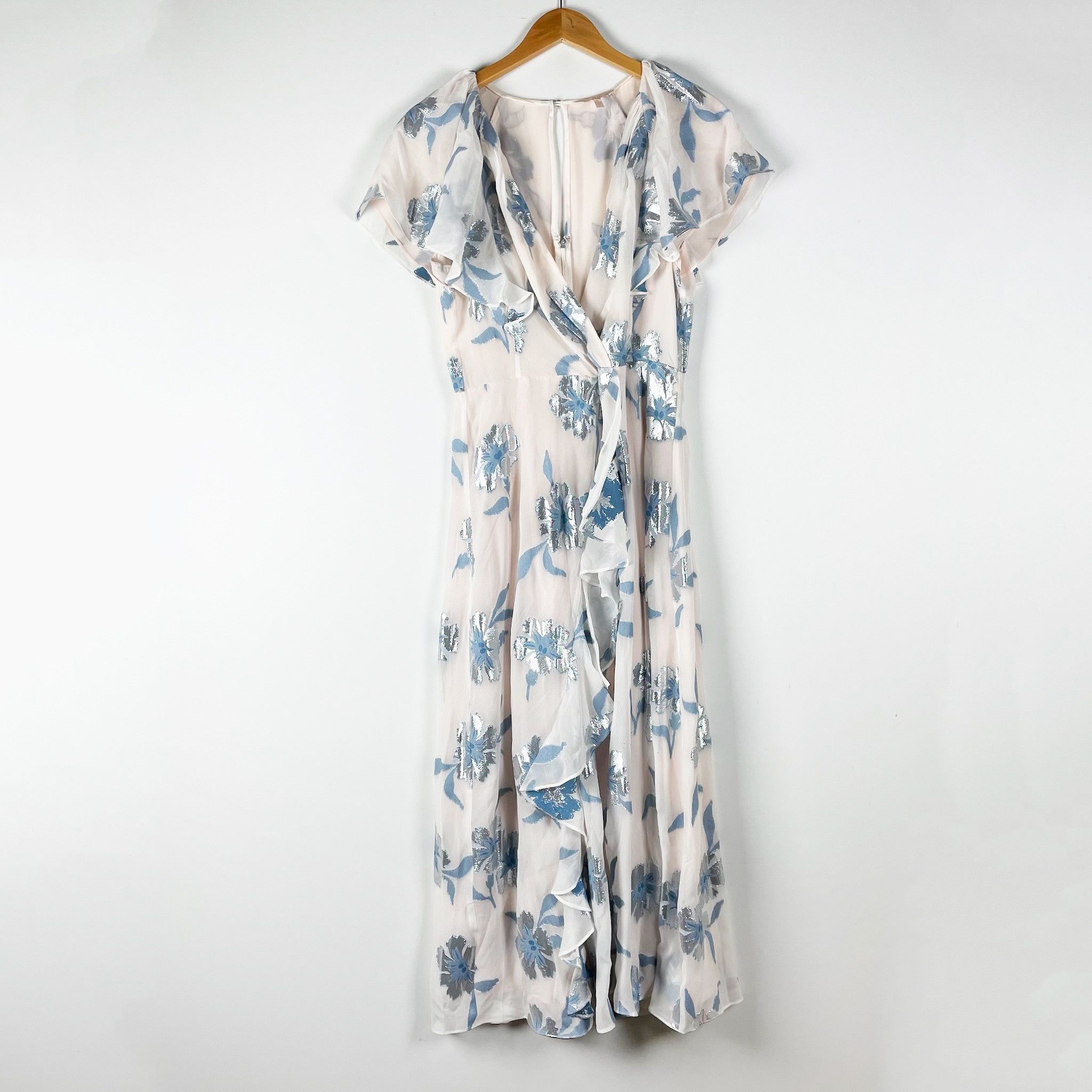 Rebecca Taylor Rebecca Taylor Met Fleur Silk Chiffon Faux Size S / US 4 / IT 40 - 1 Thumbnail