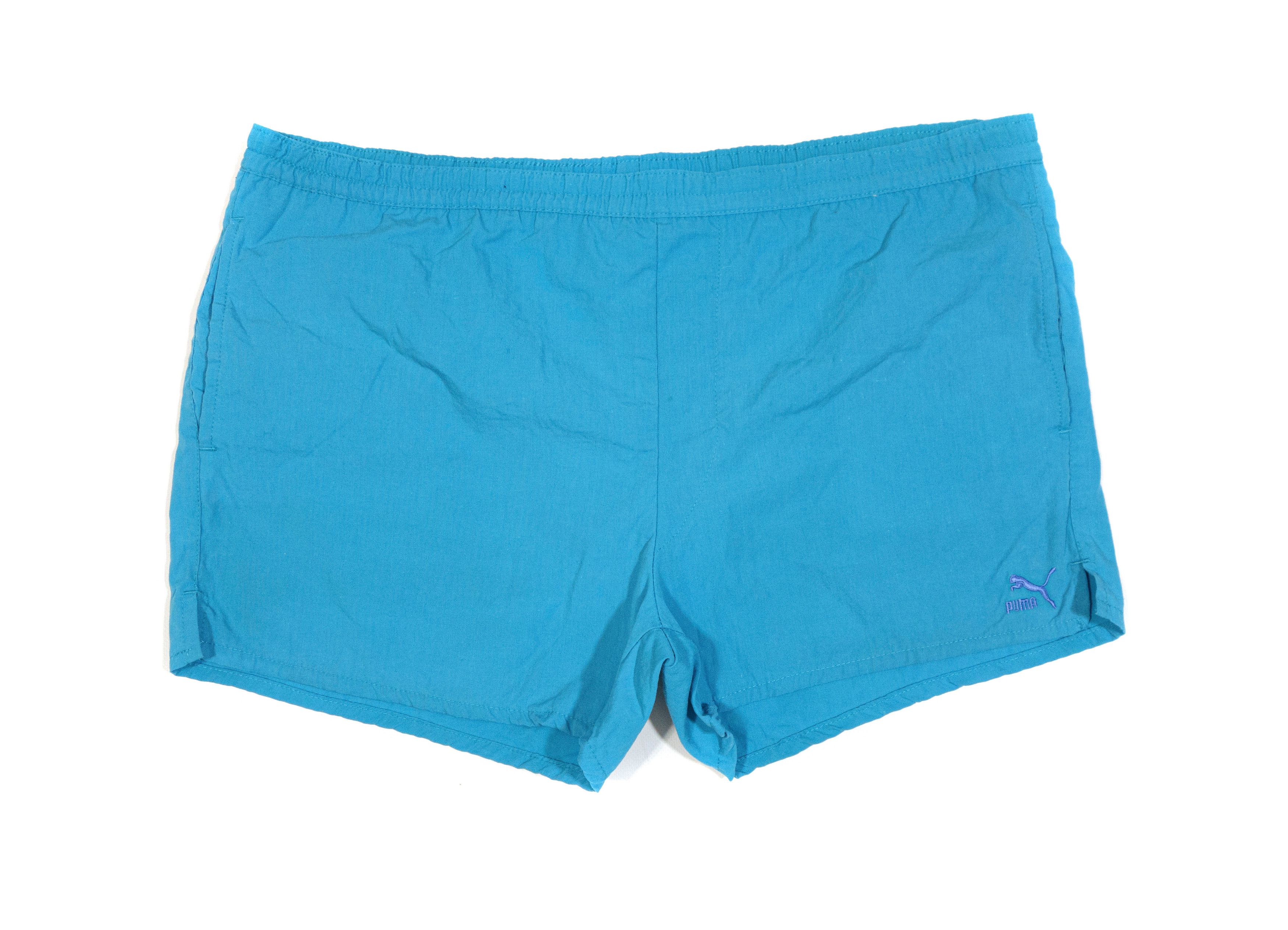 Puma 80S Logo Swim Shorts Size US 34 / EU 50 - 1 Thumbnail