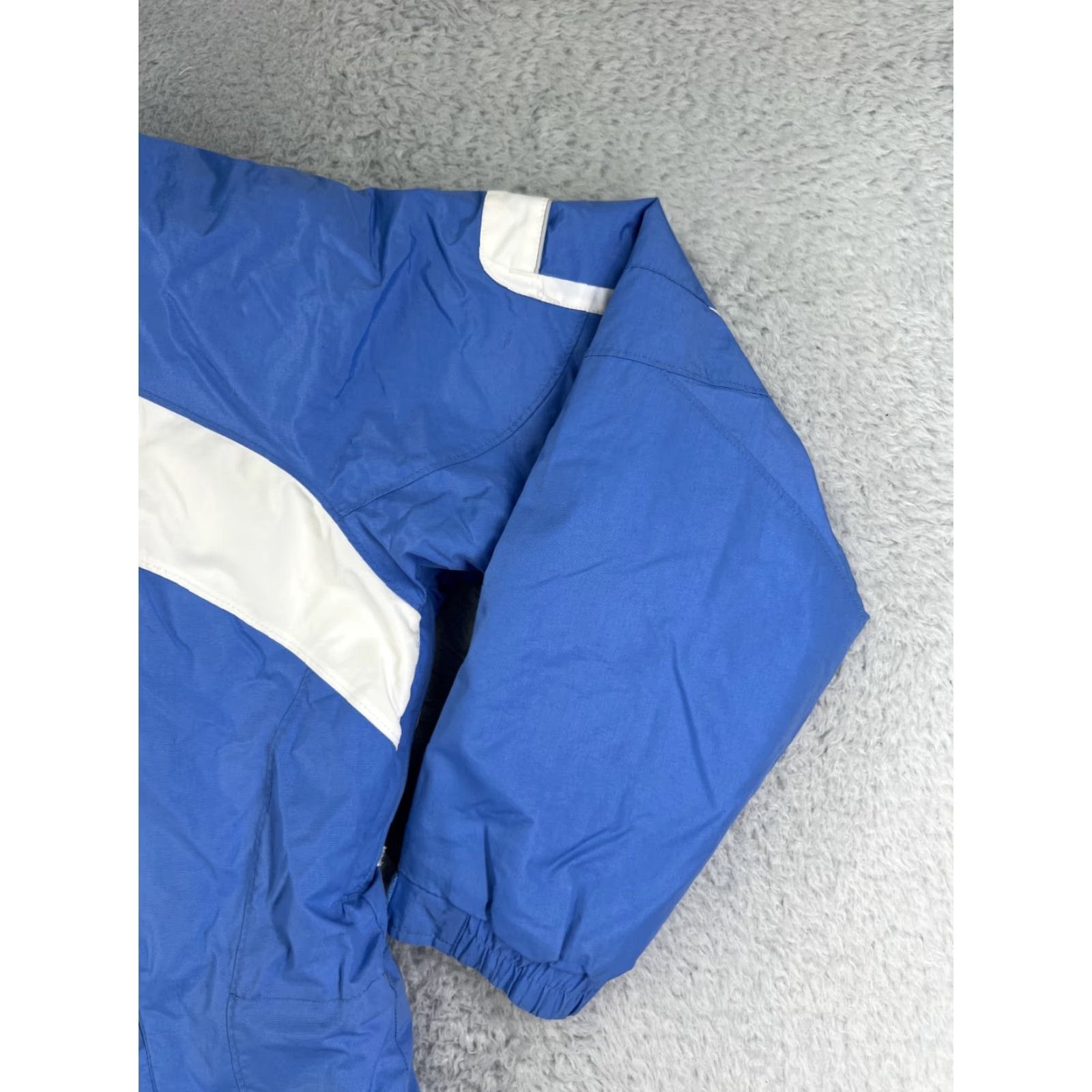 Vintage Columbia Womens Jacket XL Blue Nylon Hooded Full Zip Puffer Size XL / US 12-14 / IT 48-50 - 5 Thumbnail