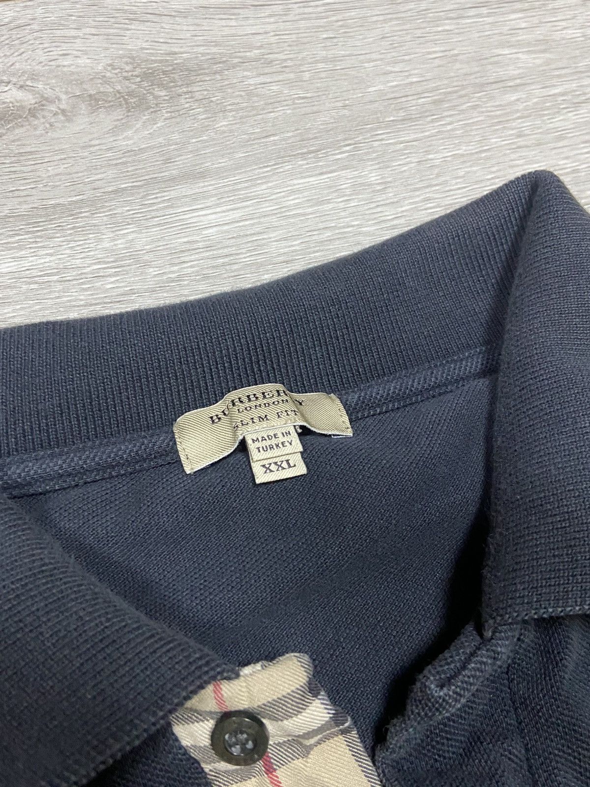Burberry Burberry London England vintage nova check polo shirt Size US XXL / EU 58 / 5 - 4 Thumbnail