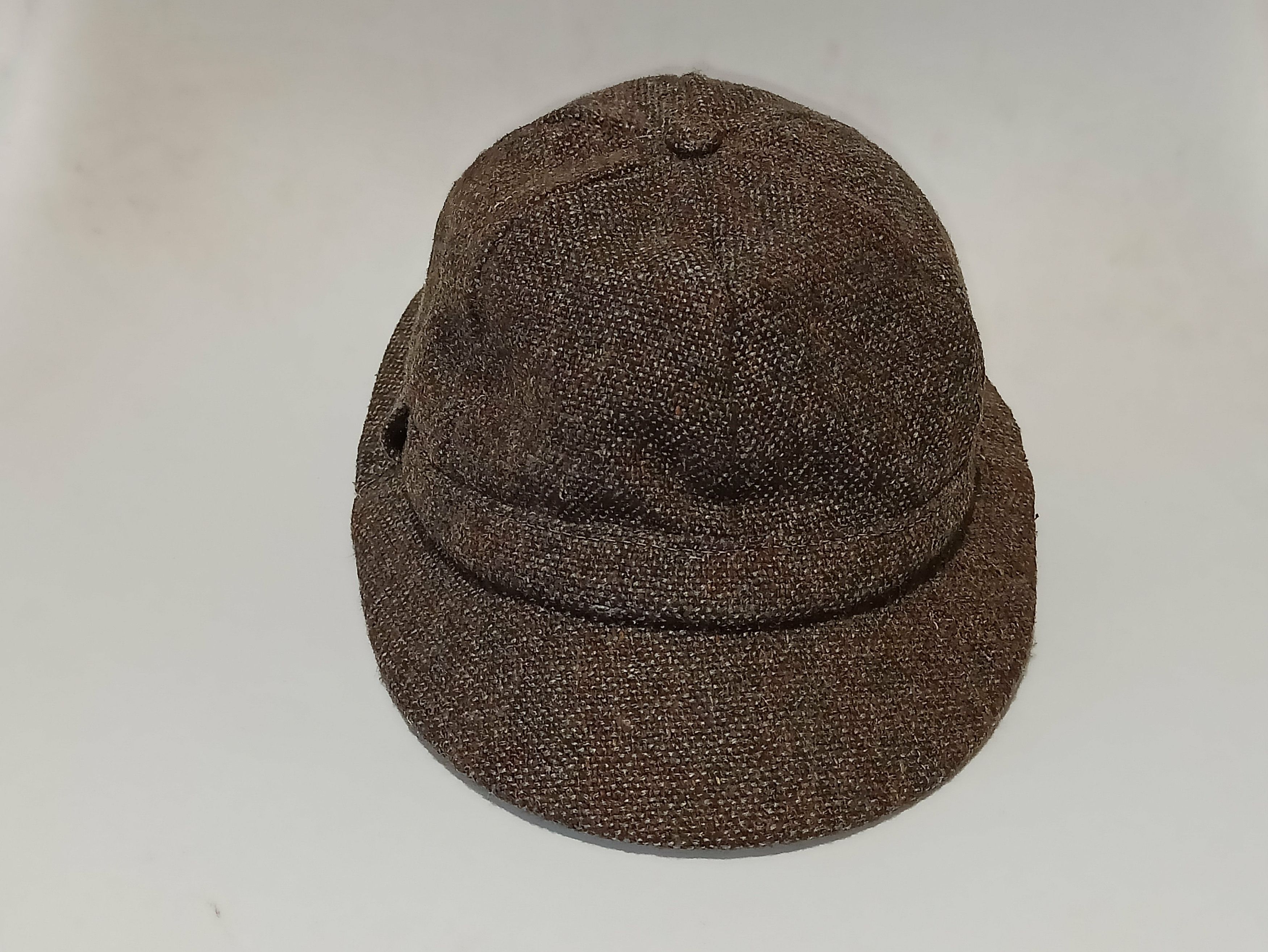 Barbour × Vintage Barbour Wool Tweed Hat 70s Size ONE SIZE - 8 Thumbnail