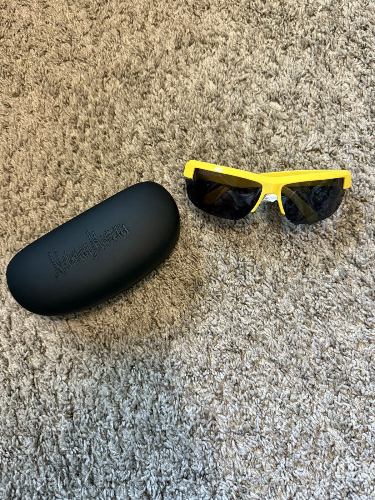 Off-White Off-White Toledo Half rim sunglasses Acetate Yellow Size ONE SIZE - 2 Thumbnail