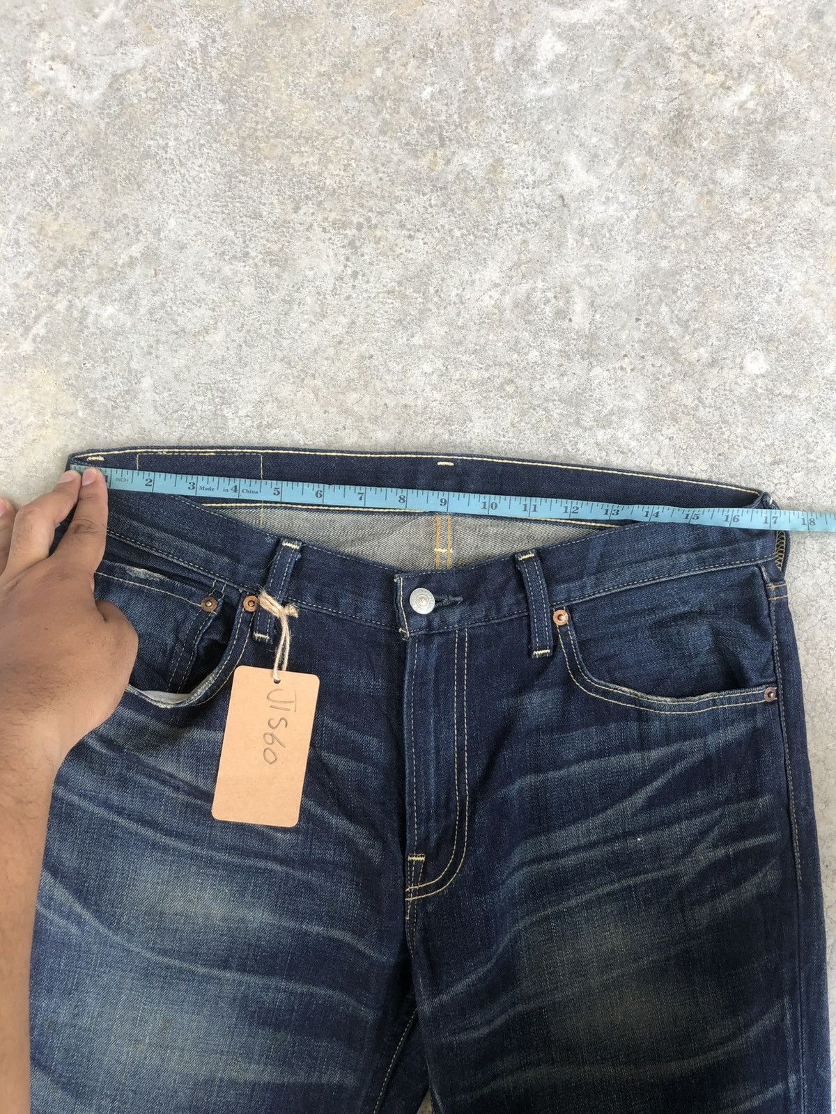 If Six Was Nine Levis 507 Flared Jeans Distressed Denim Size US 33 - 21 Thumbnail