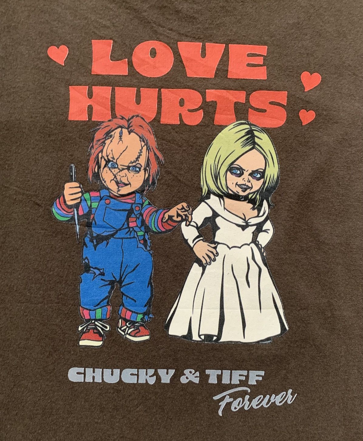 Expert Horror Chucky & Tiff Love Forever T Shirt Size US M / EU 48-50 / 2 - 10 Thumbnail