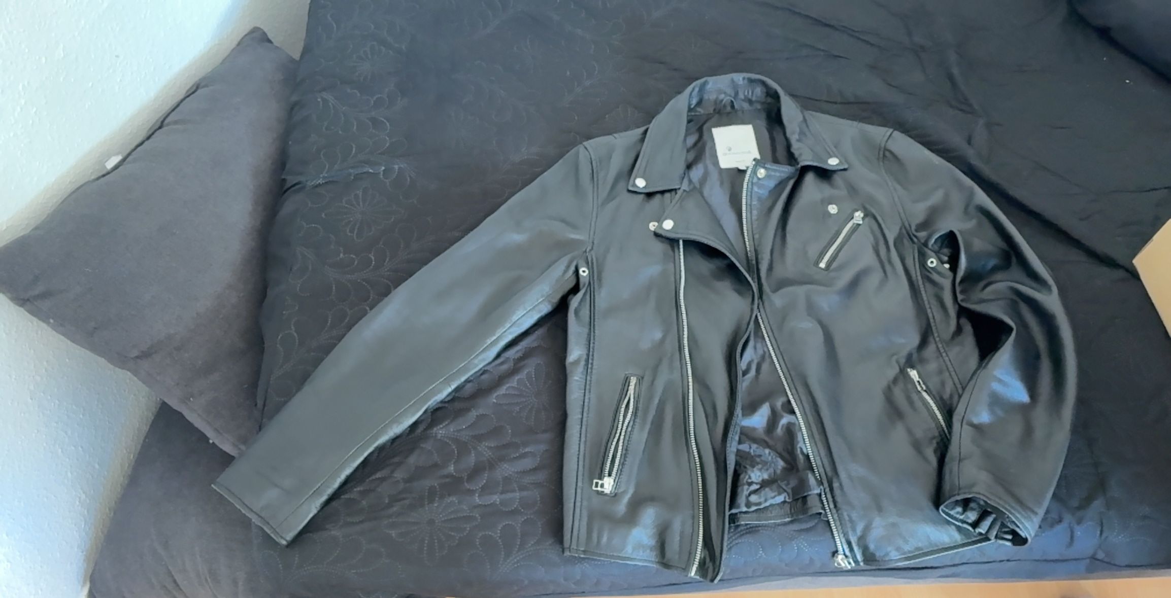 GOOSECRAFT Goosecraft Lederjacke Oliv Gr M Biker Jacke Size US M / EU 48-50 / 2 - 3 Thumbnail