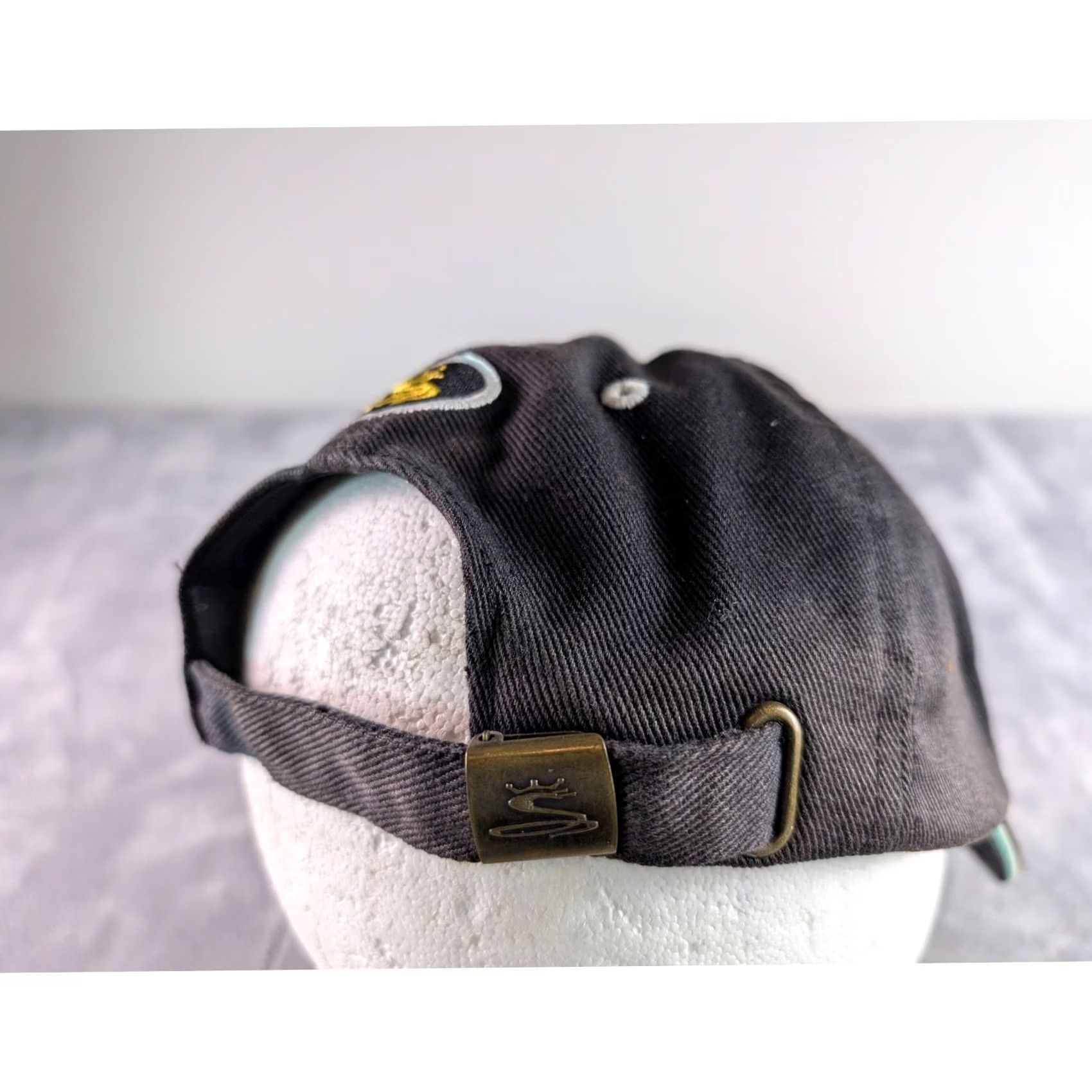 Logo 7 Cobra Golf Hat Black Embroidered Logo Adjustable Strapback Cap Mens Twill Cotton" Size ONE SIZE - 4 Thumbnail