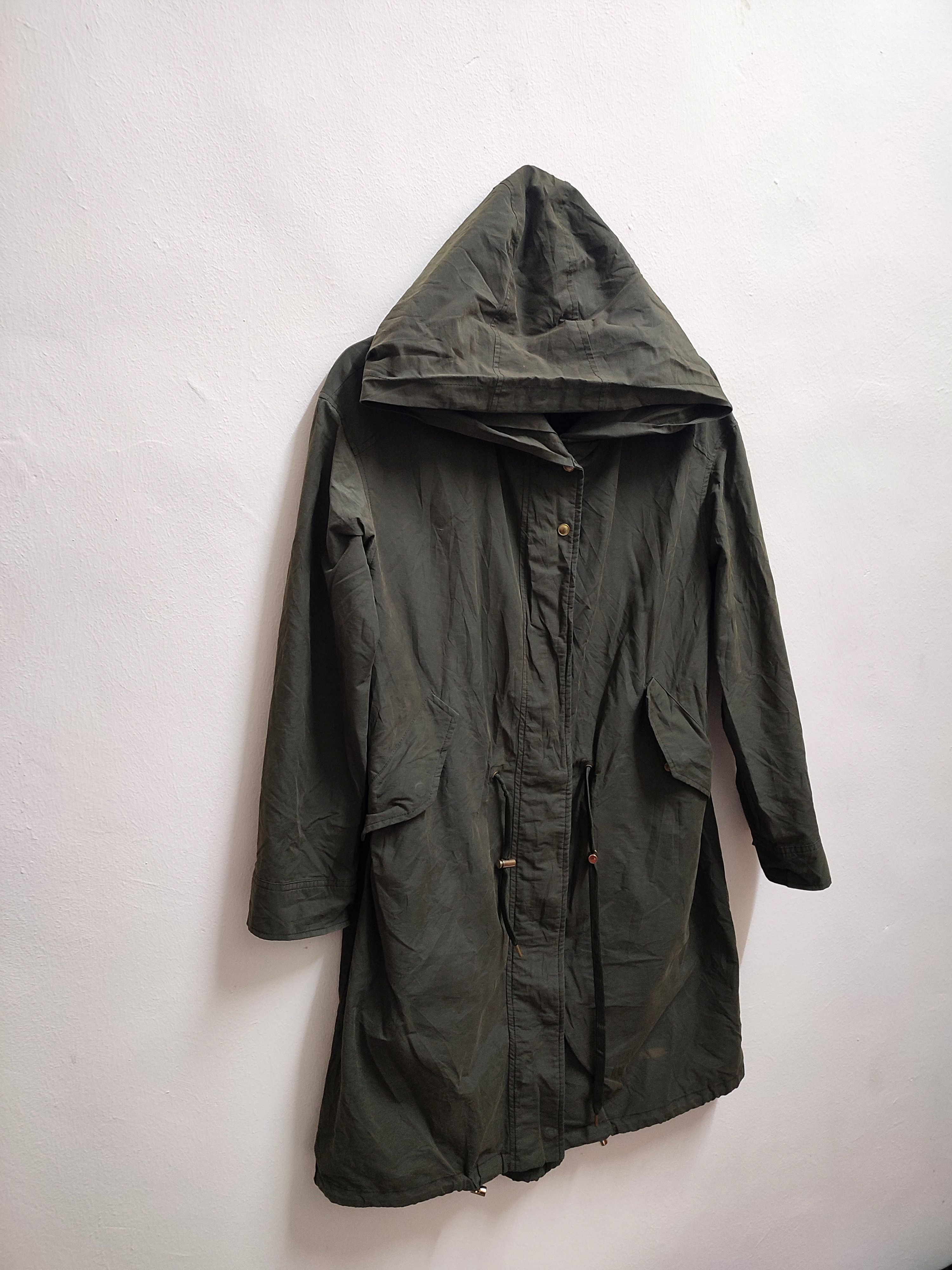 Japanese Brand Japanese Brand Hushush Green Hooded Jacket Size US M / EU 48-50 / 2 - 4 Thumbnail