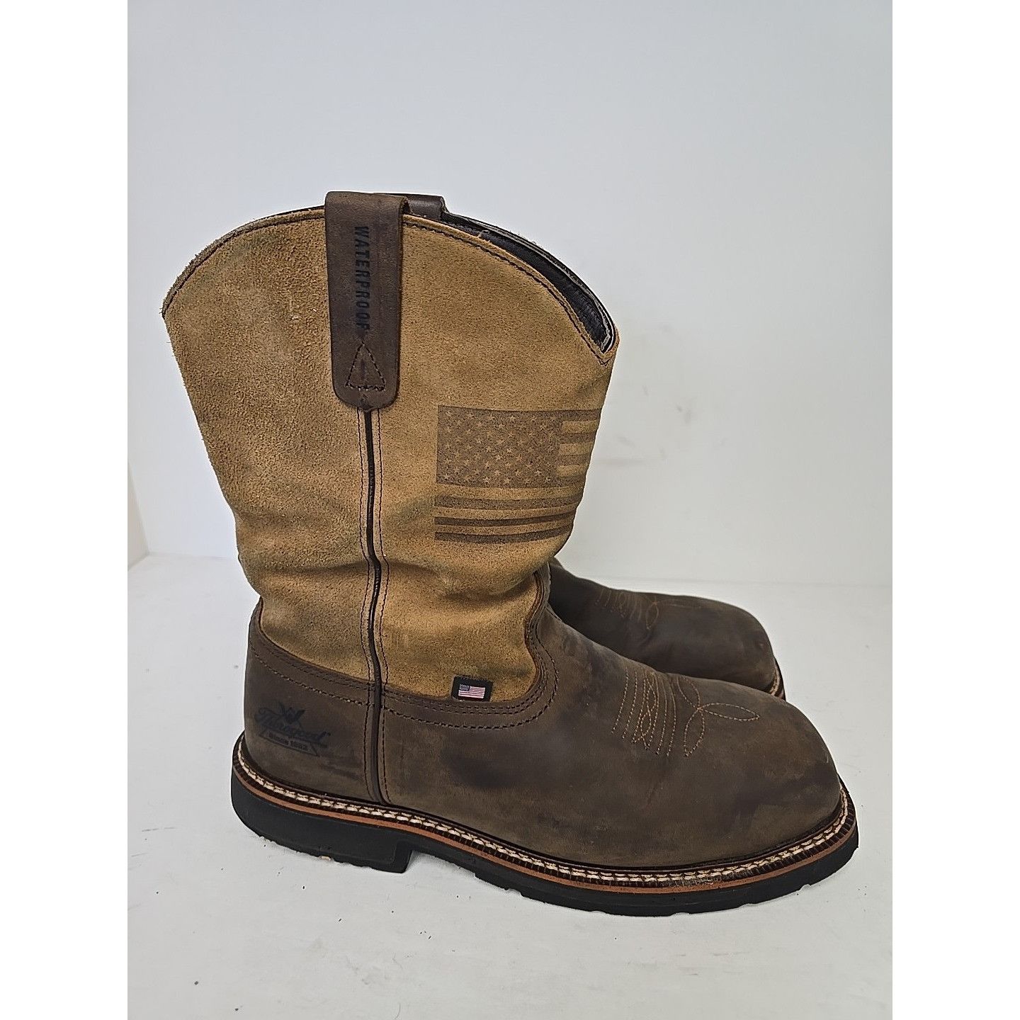 Thorogood Thorogood Men's 11" Composite Toe WP Western Boot 9.5 EE Size US 9.5 / EU 42-43 - 2 Thumbnail