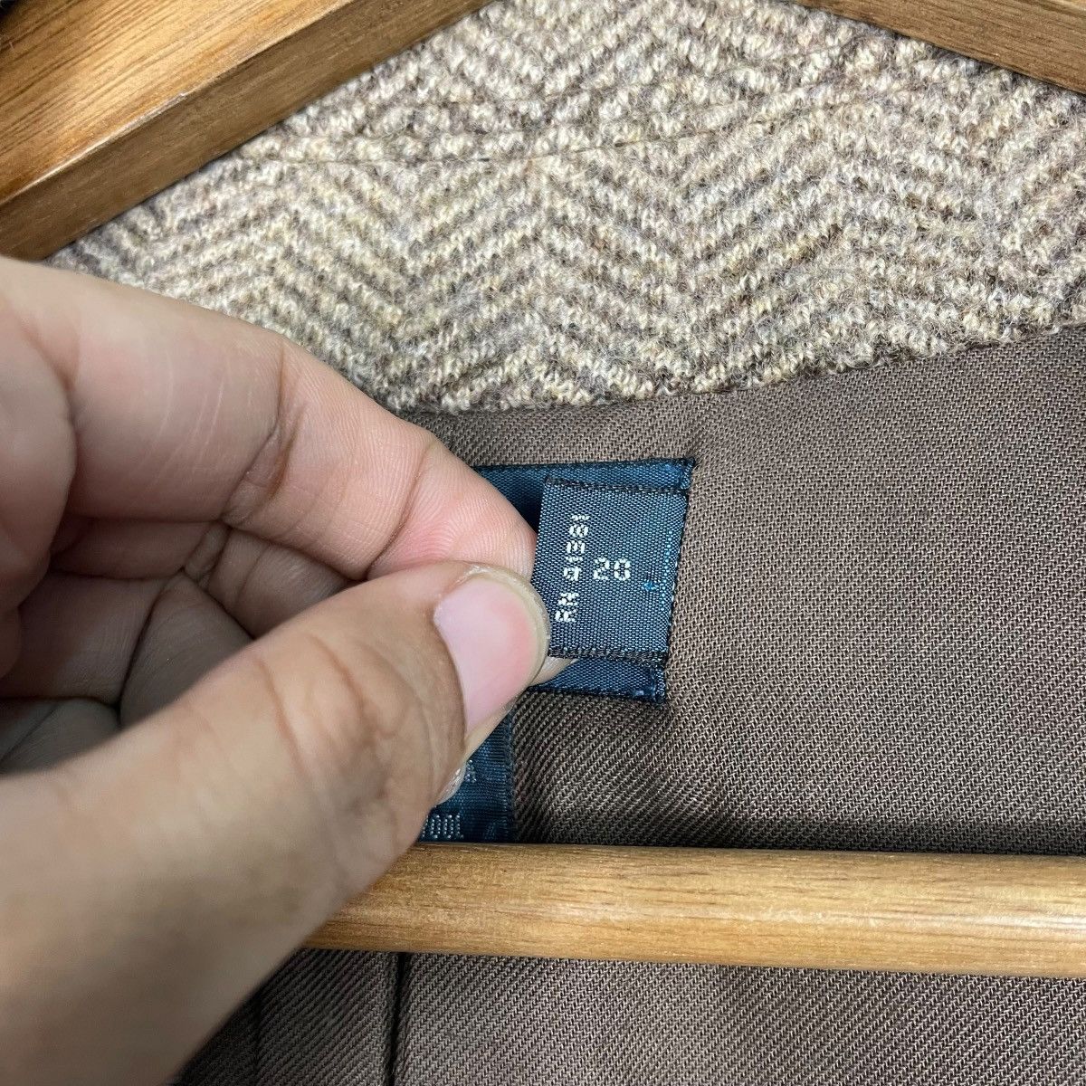 Polo Ralph Lauren Vintage Polo Ralph Lauren Herringbone Wool Jacket Size US L / EU 52-54 / 3 - 17 Thumbnail