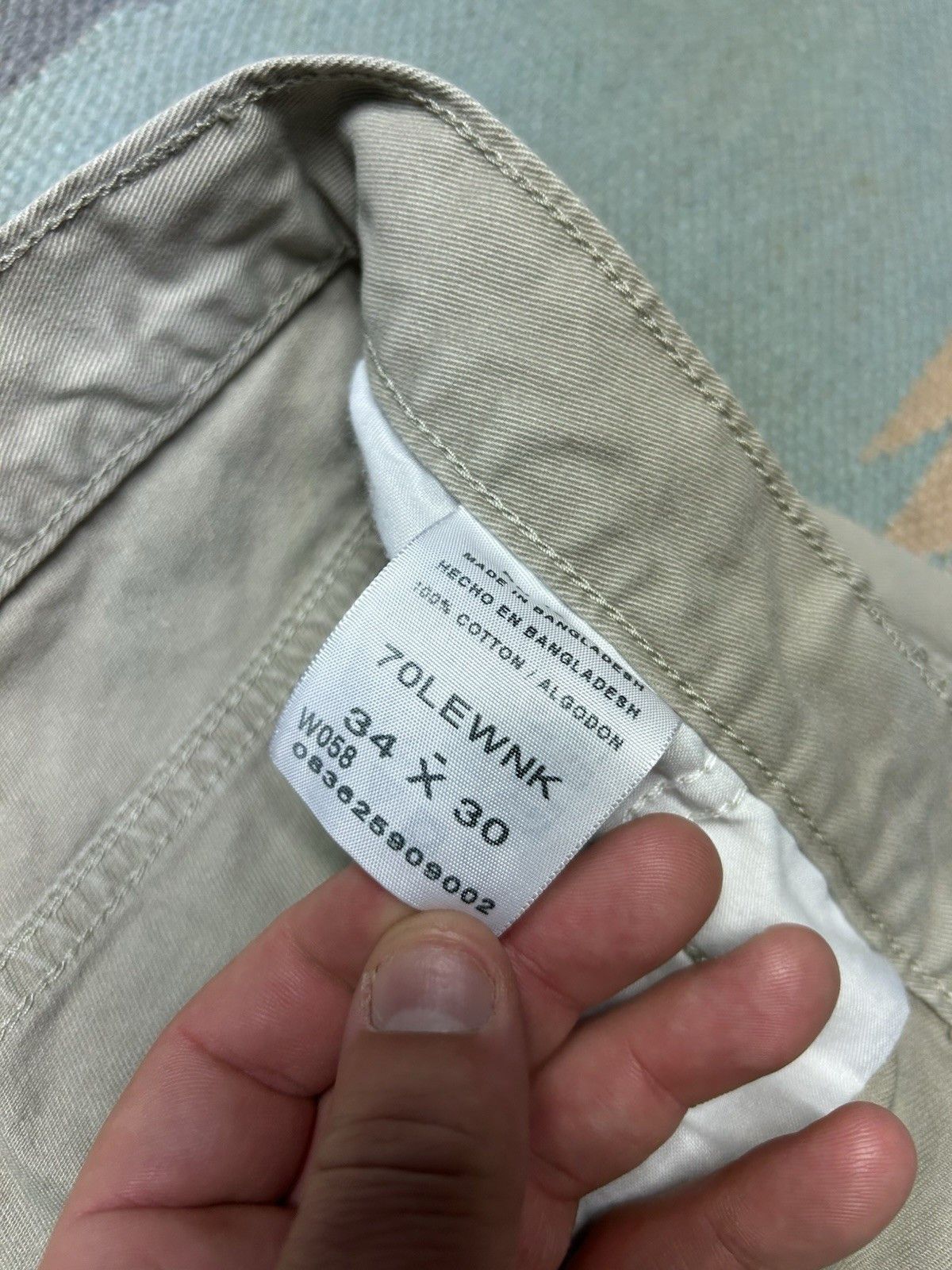 Vintage Vtg wrangler cargo pants wide skater baggy tan hiking 35x29 Size US 35 - 6 Thumbnail