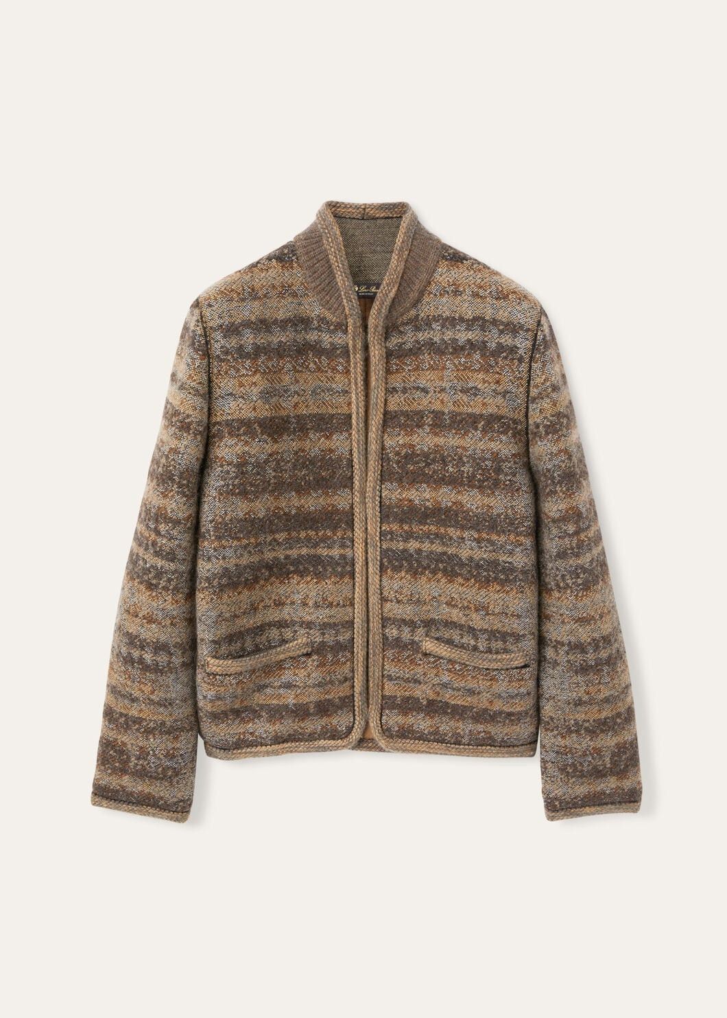 Loro Piana o1w1db10825 FAO2937 Scopello Jacket in Brown/Multi Size M / US 6-8 / IT 42-44 - 1 Thumbnail