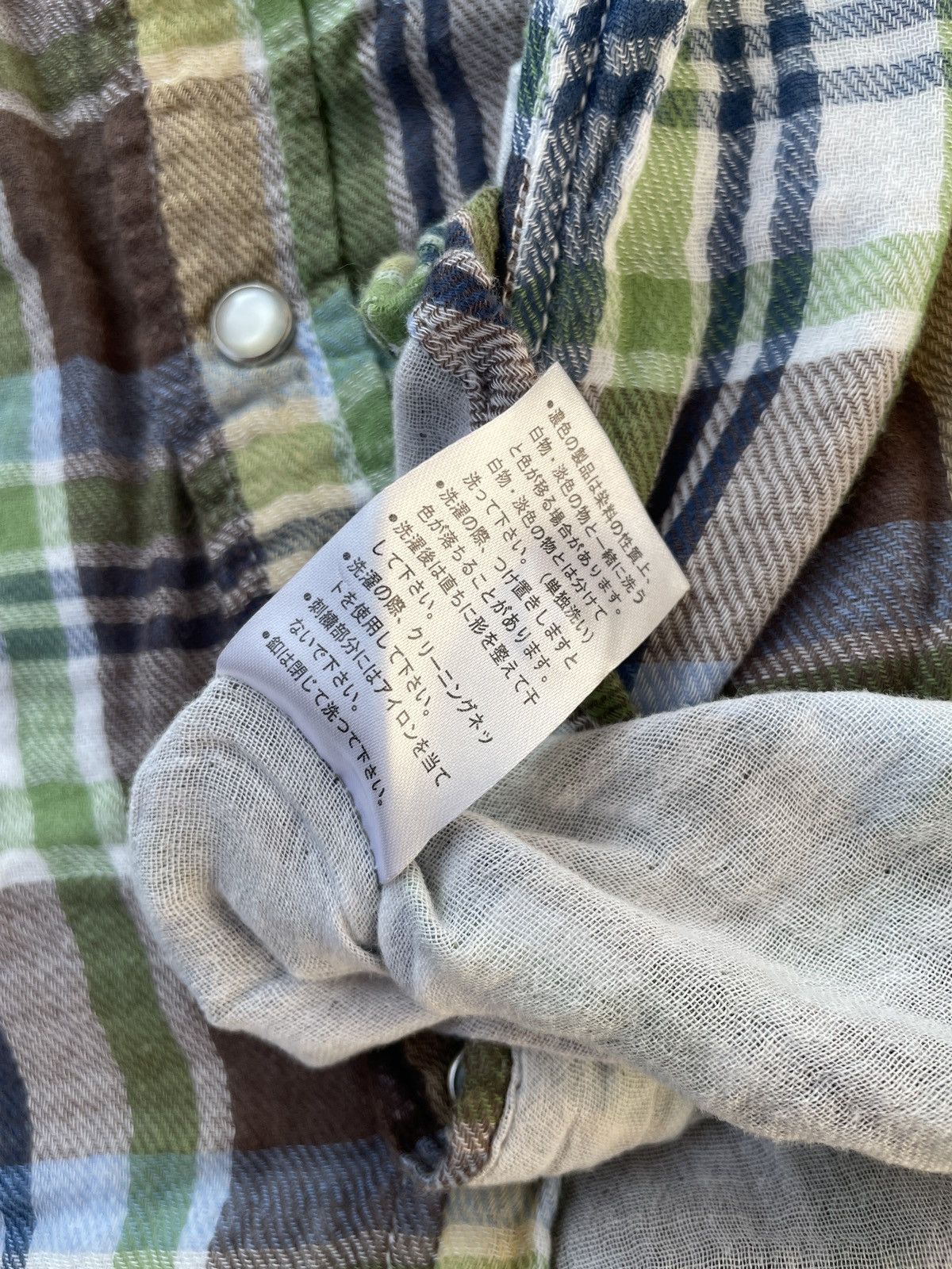 Japanese Brand Vintage Flannel T&C Surf Design Plaid Button Shirt Size US L / EU 52-54 / 3 - 7 Thumbnail