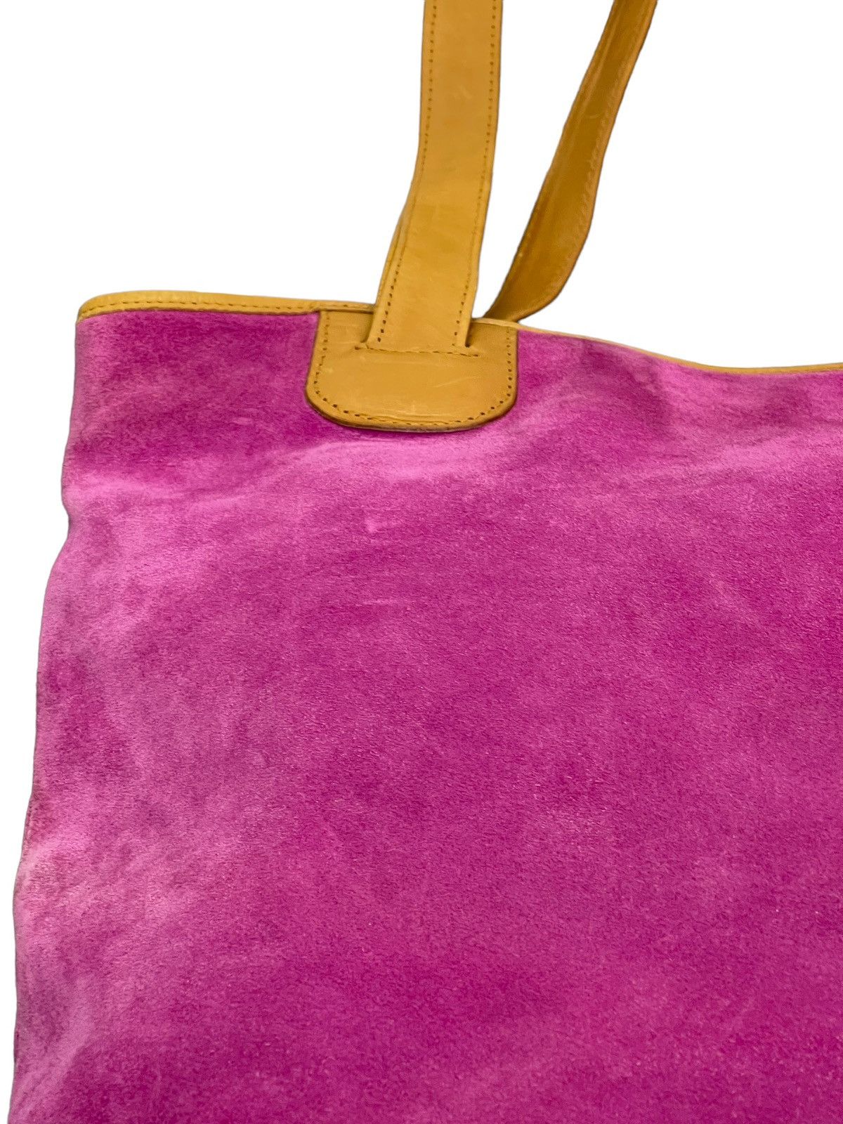 Japanese Brand Full Leather Suede LCalo Italy Shoulder Bag 2🟩 Size ONE SIZE - 18 Thumbnail