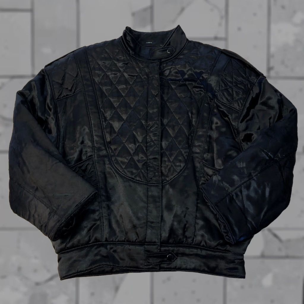 Vintage VINTAGE Crisca Quilted Jacket West German Made Women’s Size 40 Black Jacket Mens? Womens Size S / US 4 / IT 40 - 1 Thumbnail