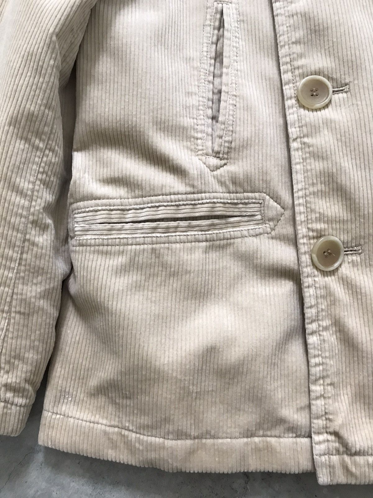 Uniqlo Ines De La Fressange Double Breasted Corduroy Peacoat Size M / US 6-8 / IT 42-44 - 4 Thumbnail