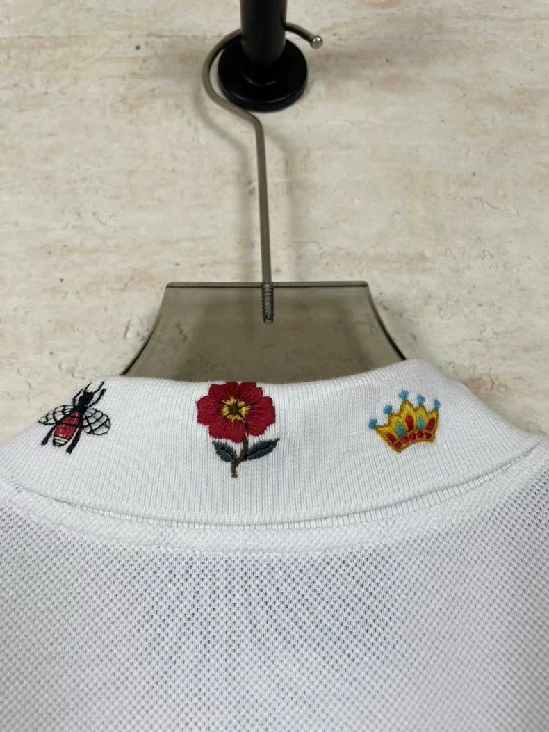 Gucci Gucci Size XXXL Neckline embroidery polo short sleeves 2501 Size US XXL / EU 58 / 5 - 3 Thumbnail