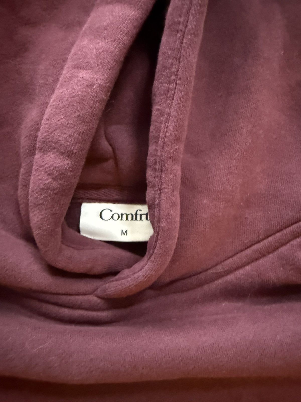 Comfort Colors Comfrt Maroon burgundy, oversized hoodie, medium Size US M / EU 48-50 / 2 - 4 Thumbnail