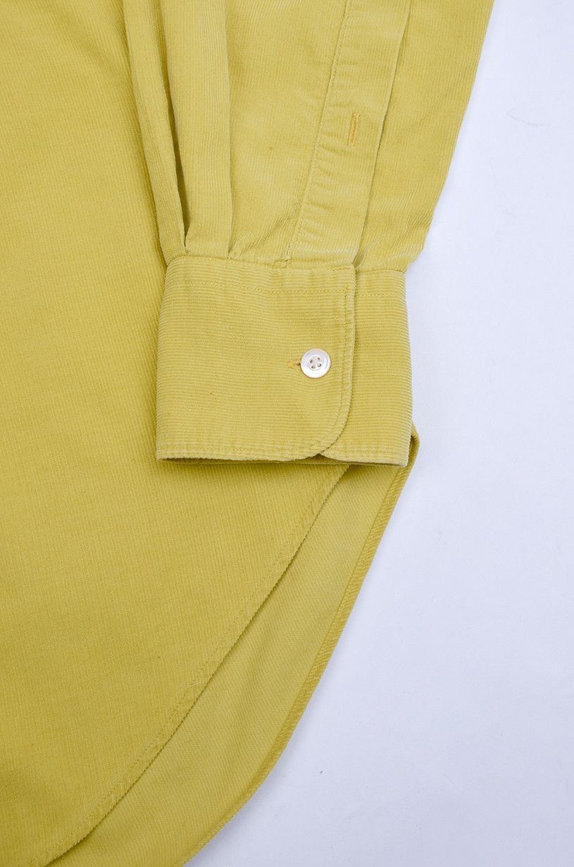 Yves Saint Laurent SAINT LAURENT JEANS Yellow Velvet Shirt Size S / US 4 / IT 40 - 4 Thumbnail