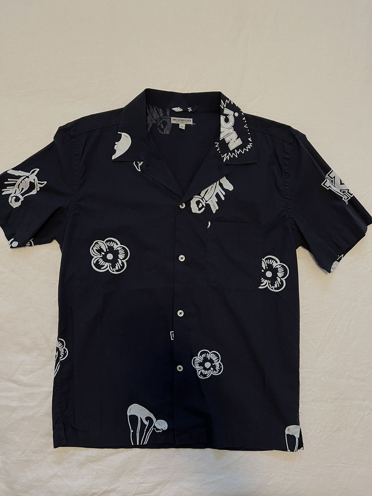 Knickerbocker Mfg Co “?” Camp Collar Shirt | Grailed