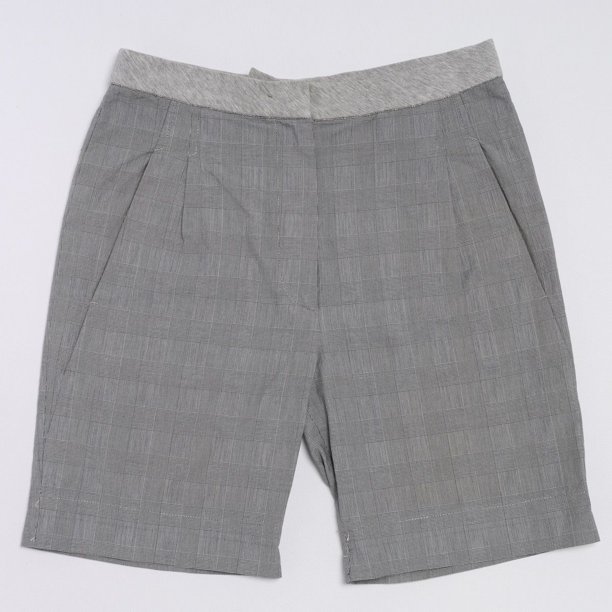 Brunello Cucinelli Brunello Cucinelli Cotton Shorts Grey Plaid Check Size 26" / US 2 / IT 38 - 1 Thumbnail