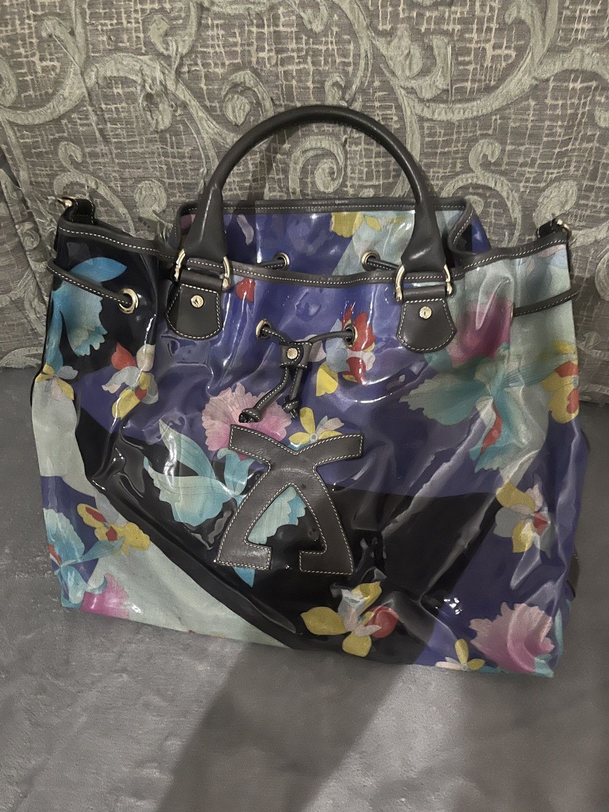 Leonard Paris Leonard Paris floral beach tote bag Size ONE SIZE - 1 Thumbnail