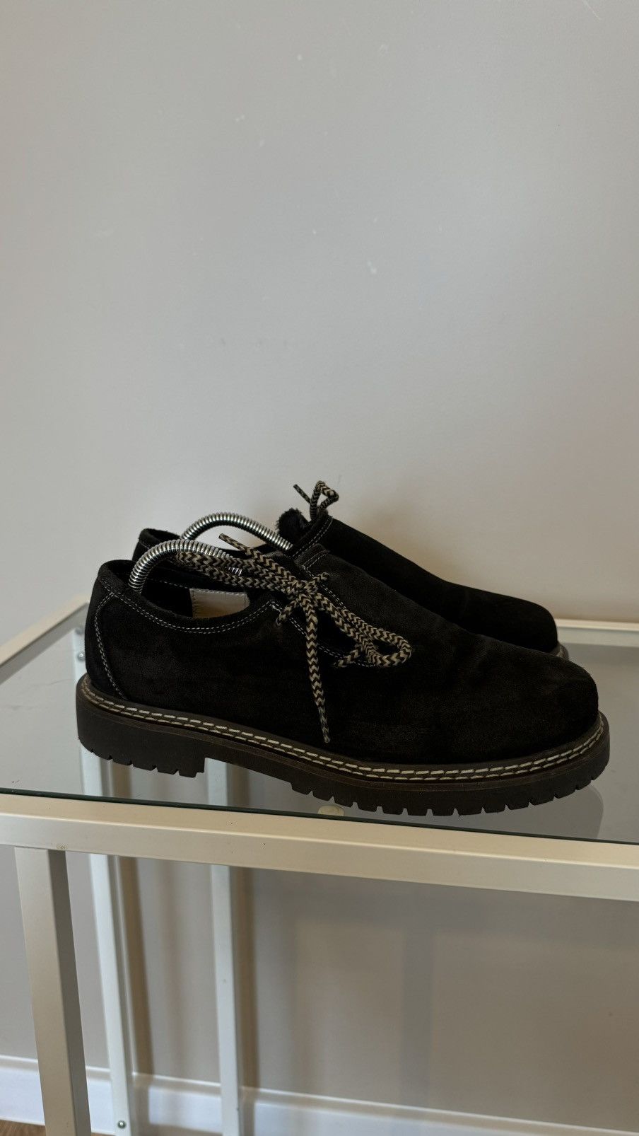 Genuine Leather × Vintage Vintage Almsach cynthia suede classic brown leather Size US 10 / EU 43 - 3 Thumbnail
