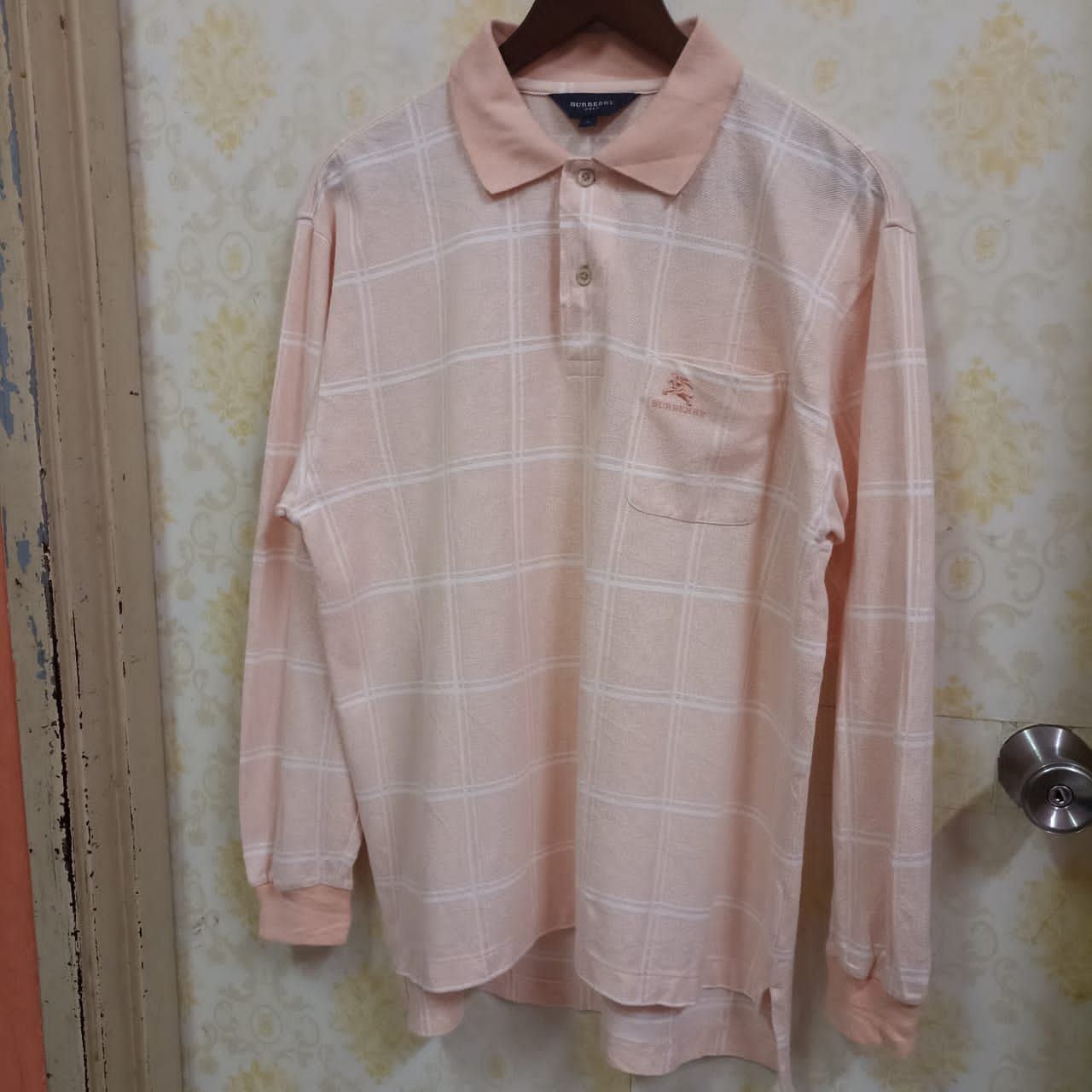 Vintage burberry golf polo new arrivals