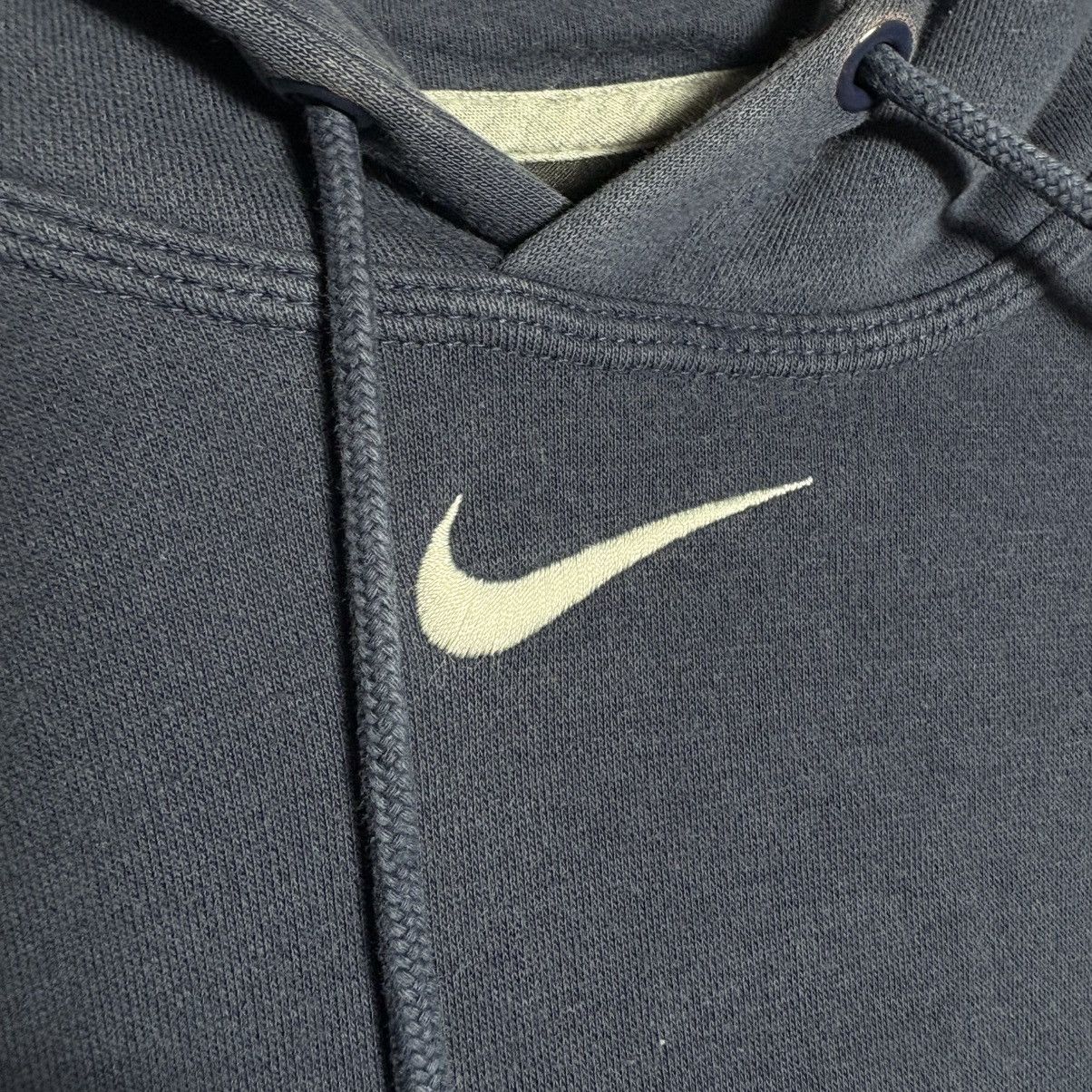 Nike Vintage Nike Center Swoosh Logo Hoodie / 00s Y2K Size US L / EU 52-54 / 3 - 2 Thumbnail